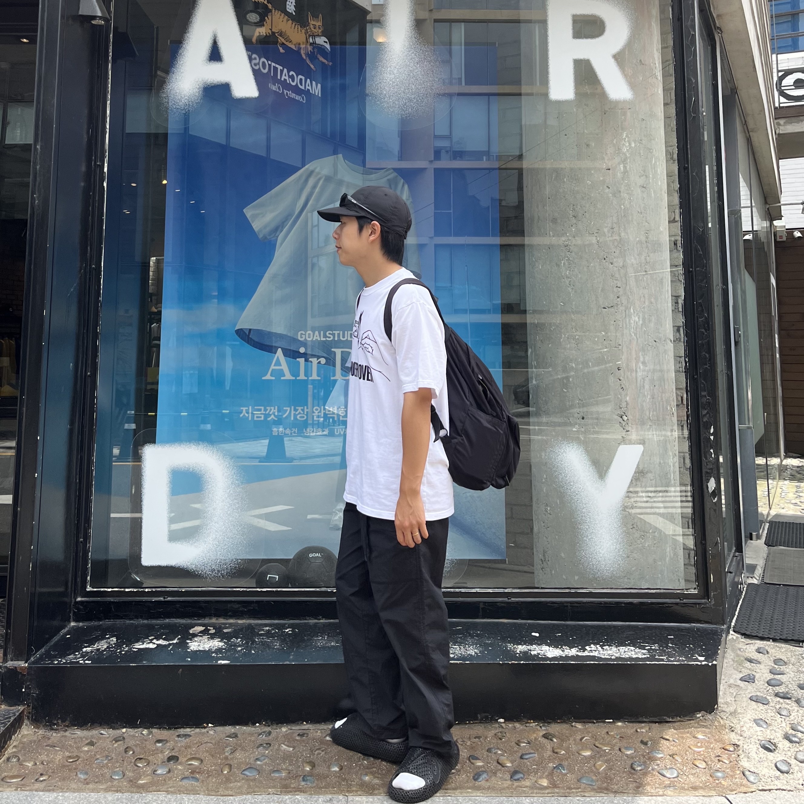 Oakley Eye Jacket Redux Matte Black Frame Prizm Grey Lenses High Bridge Fit, Asics Actibreeze 3D Sandal Black 착용 스타일 - 1