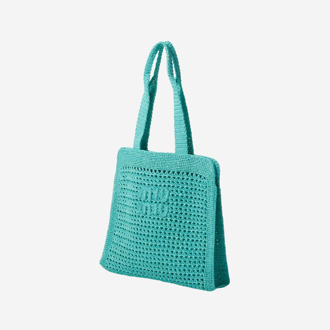 Miu Miu Fabric Tote Bag Jade Green 상세 이미지 2