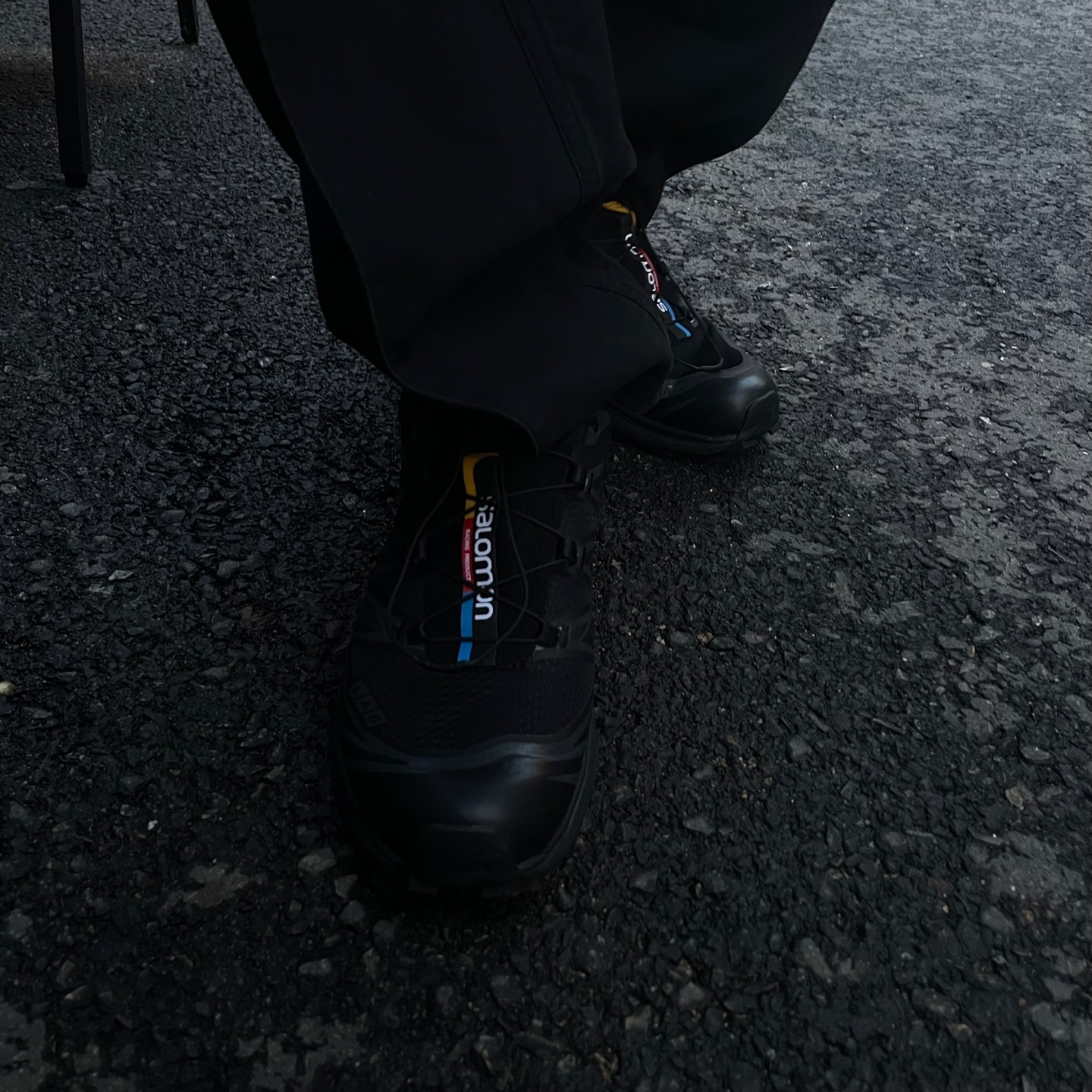 Salomon XT-6 ADV Black 착용 스타일