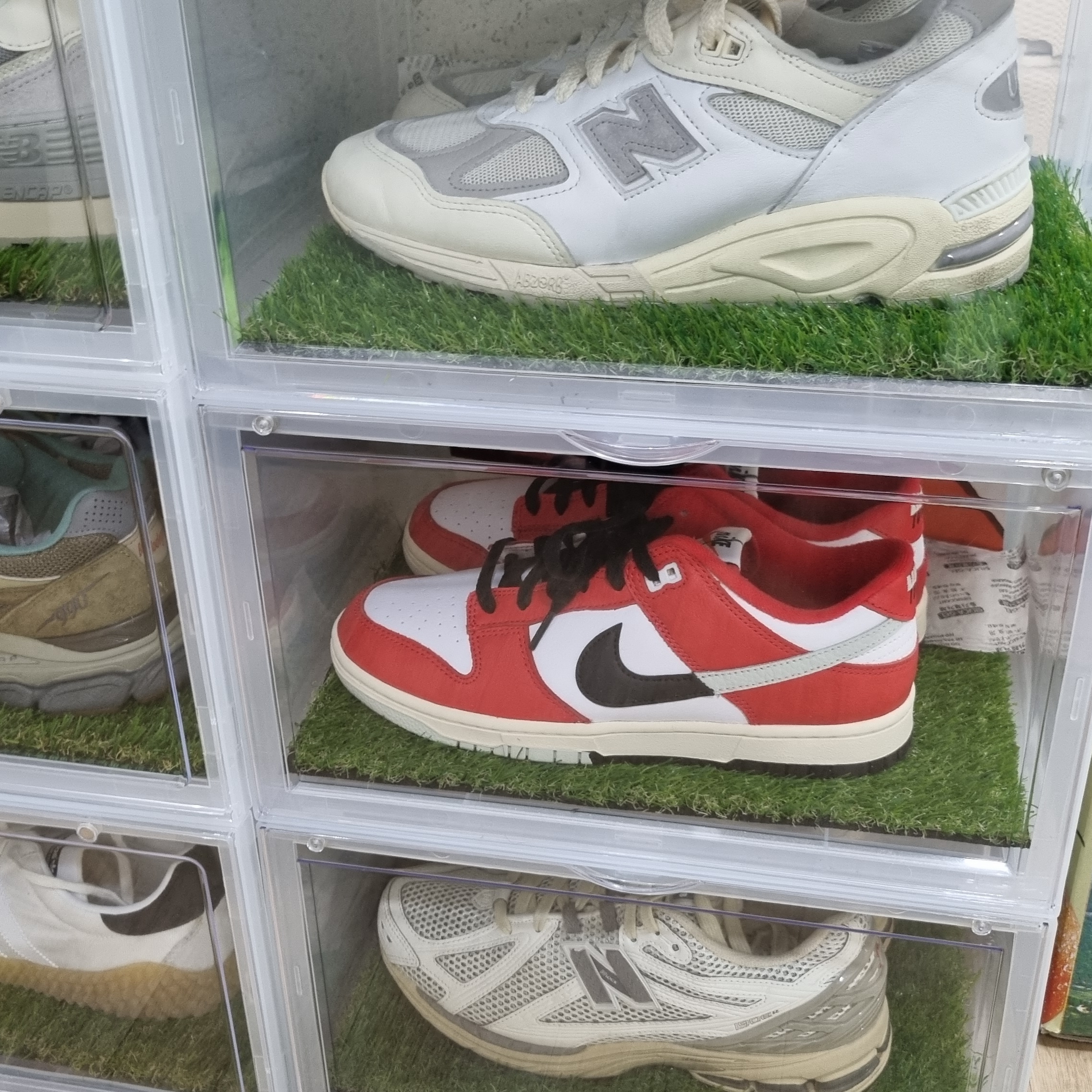 Nike Dunk Low Retro PRM University Red Black 착용 스타일