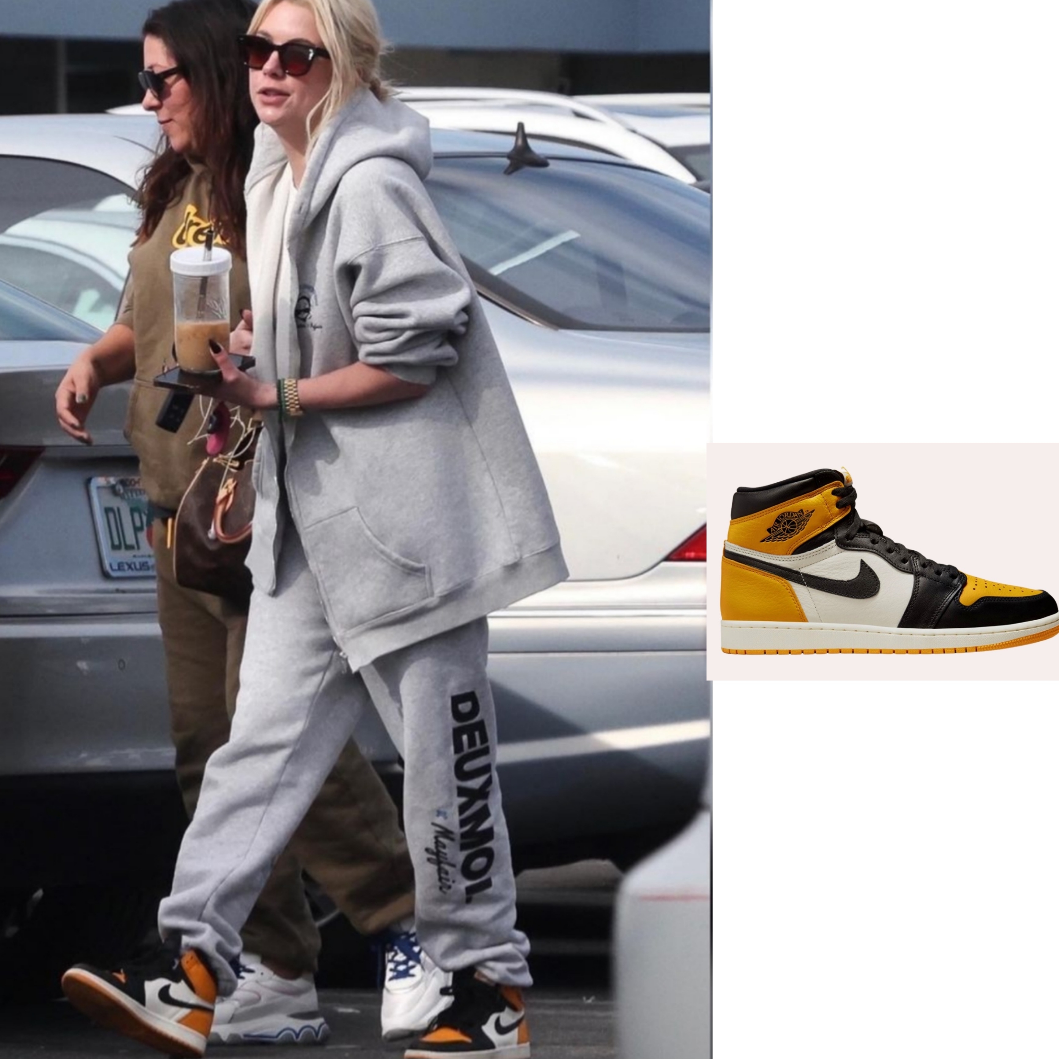 Jordan 1 Retro High OG Taxi, Jordan 1 Low Taxi 착용 스타일