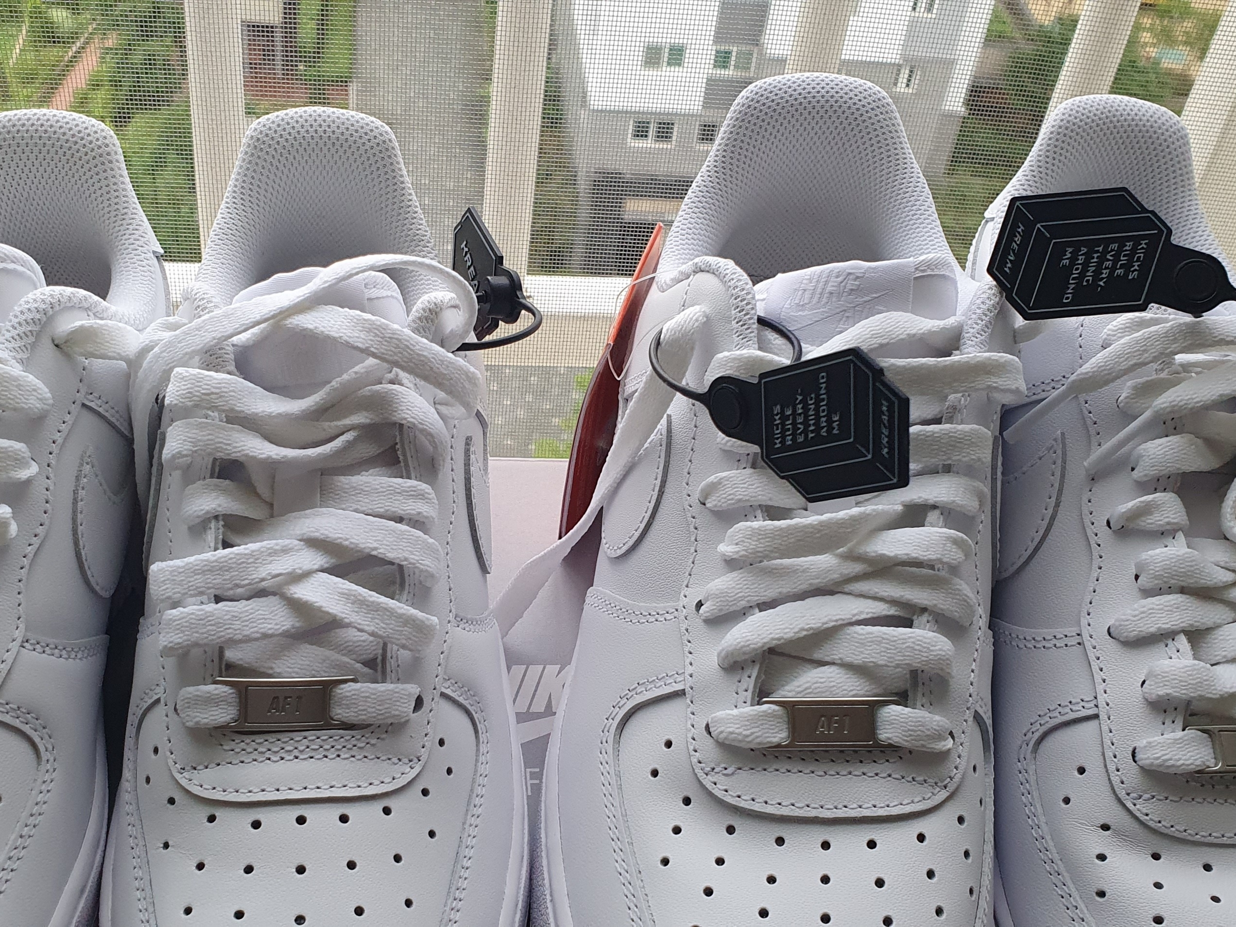 Nike Air Force 1 '07 Low White, (W) Nike Air Force 1 '07 Low White 착용 스타일 - 2