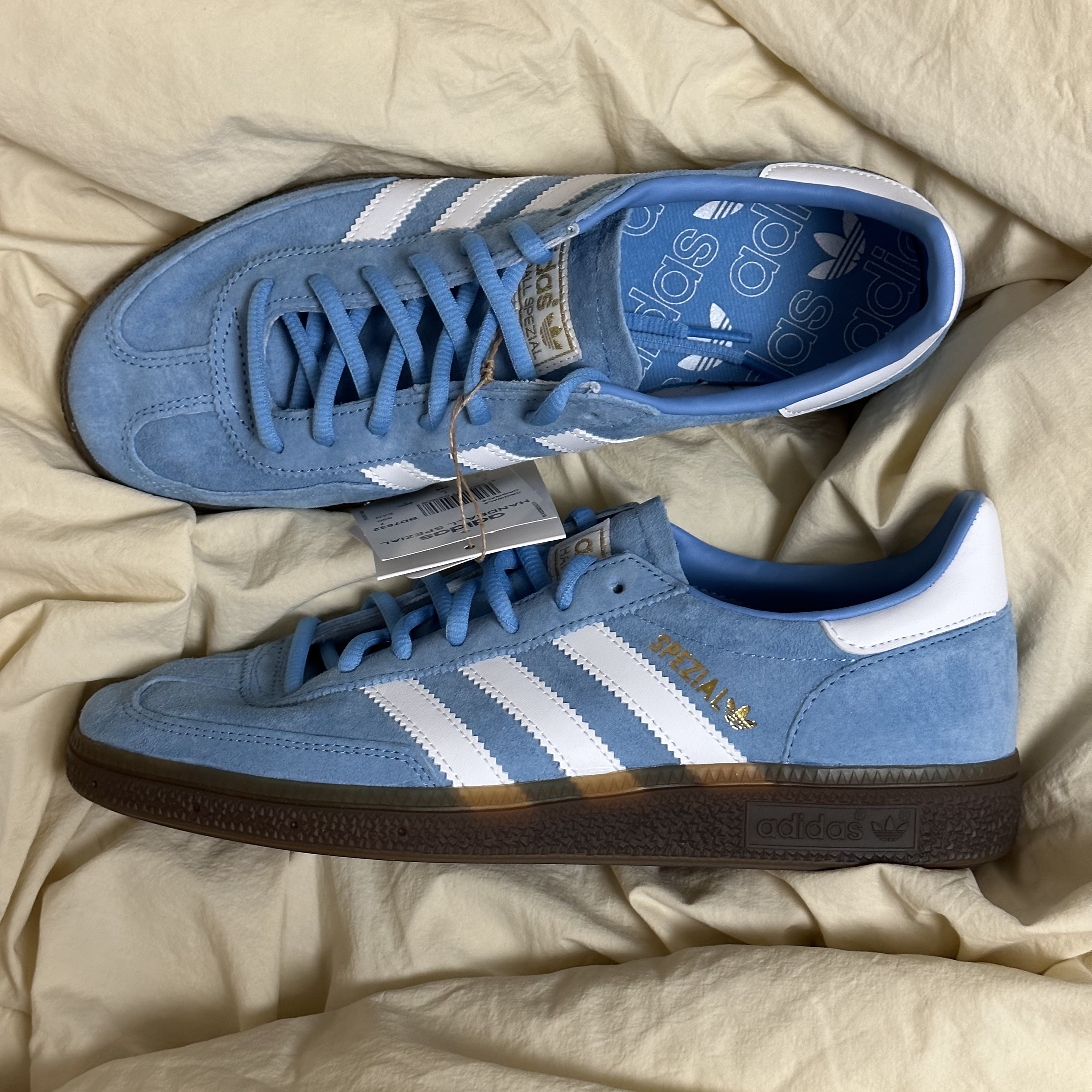 Adidas Spezial Handball Light Blue 착용 스타일 - 4