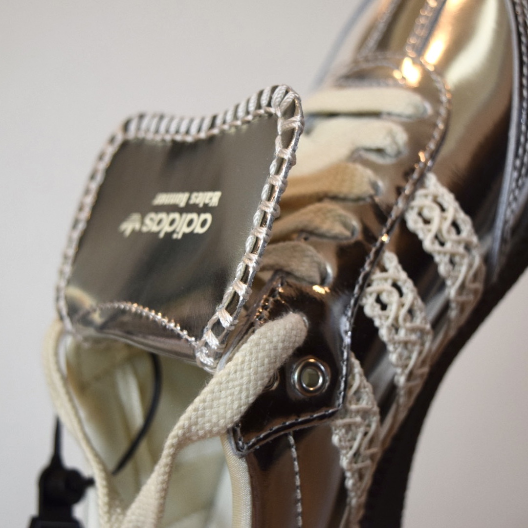 Adidas x Wales Bonner Samba Silver Metallic 착용 스타일 - 2