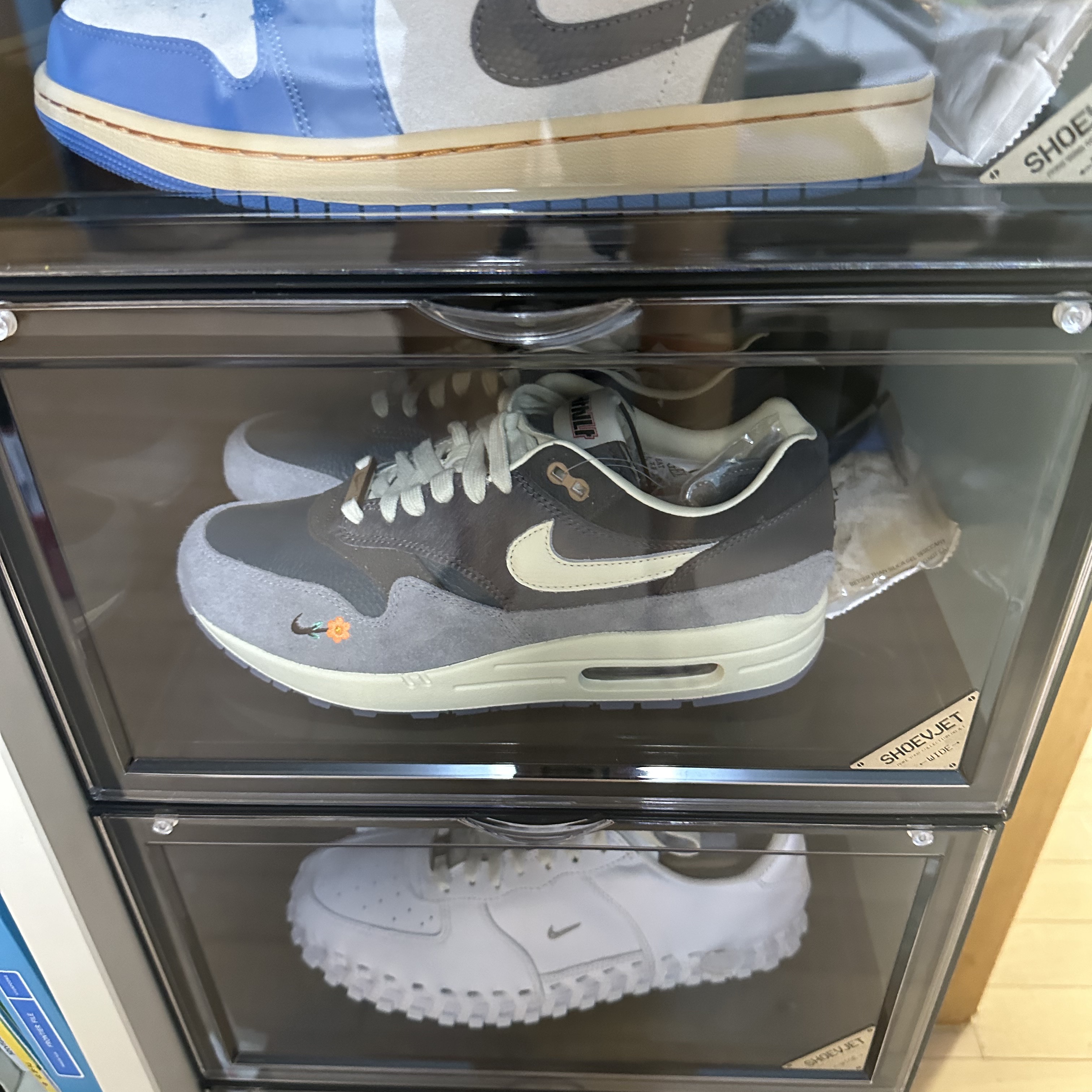 Nike x Kasina Air Max 1 SP Won-Ang Particle Grey 착용 스타일