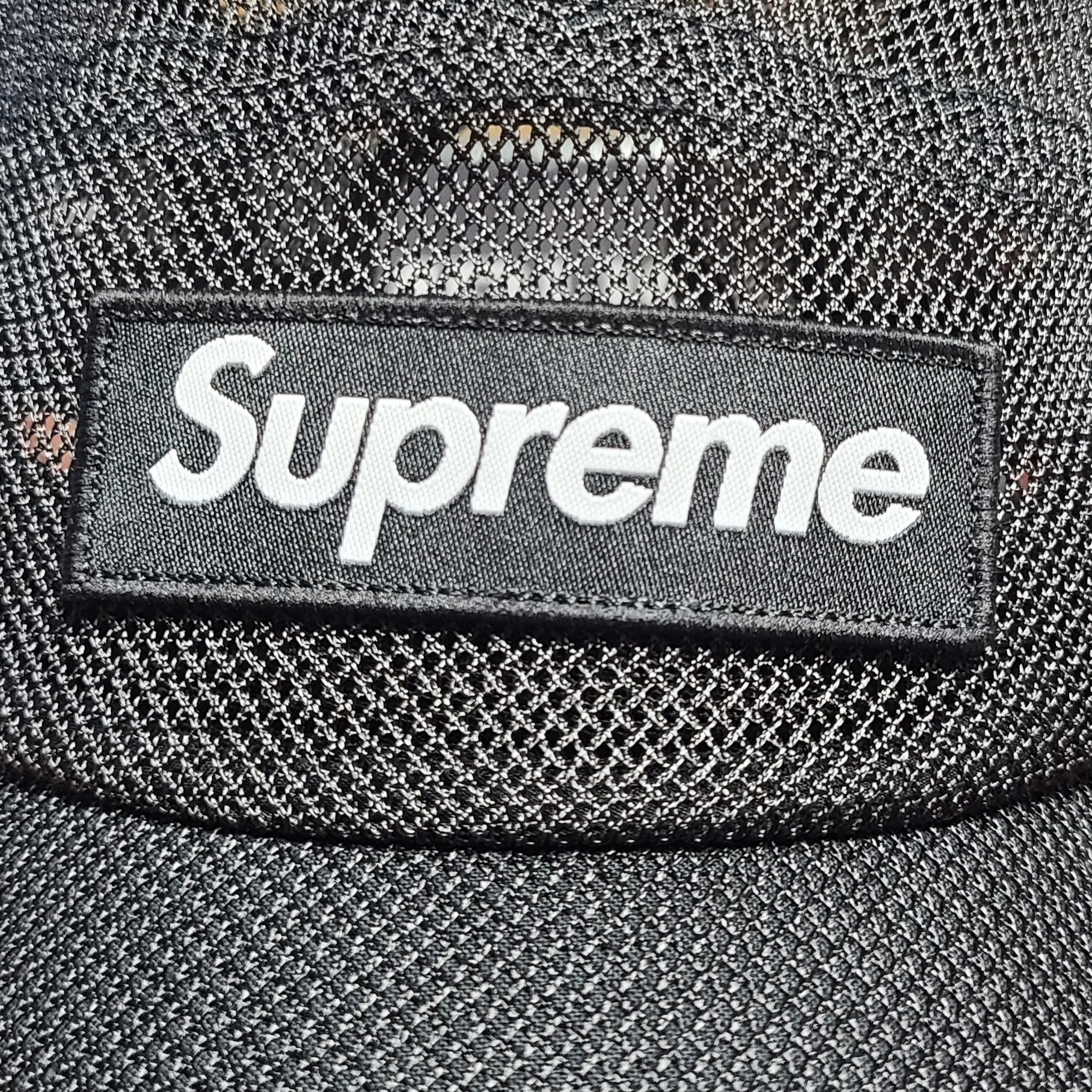 Supreme Mesh Cordura Camp Cap Black - 23SS 착용 스타일 - 2