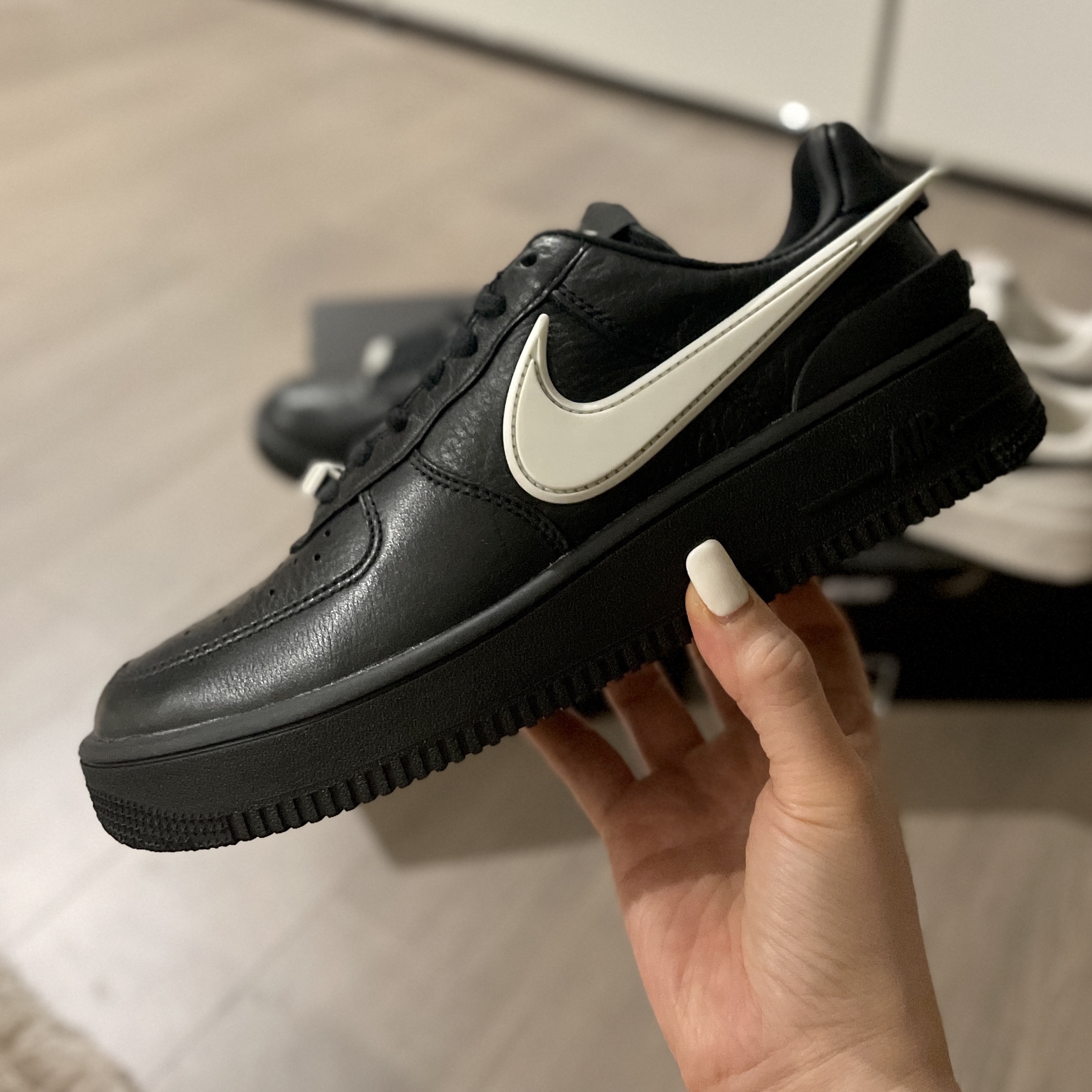 Nike x Ambush Air Force 1 Low SP Black 착용 스타일