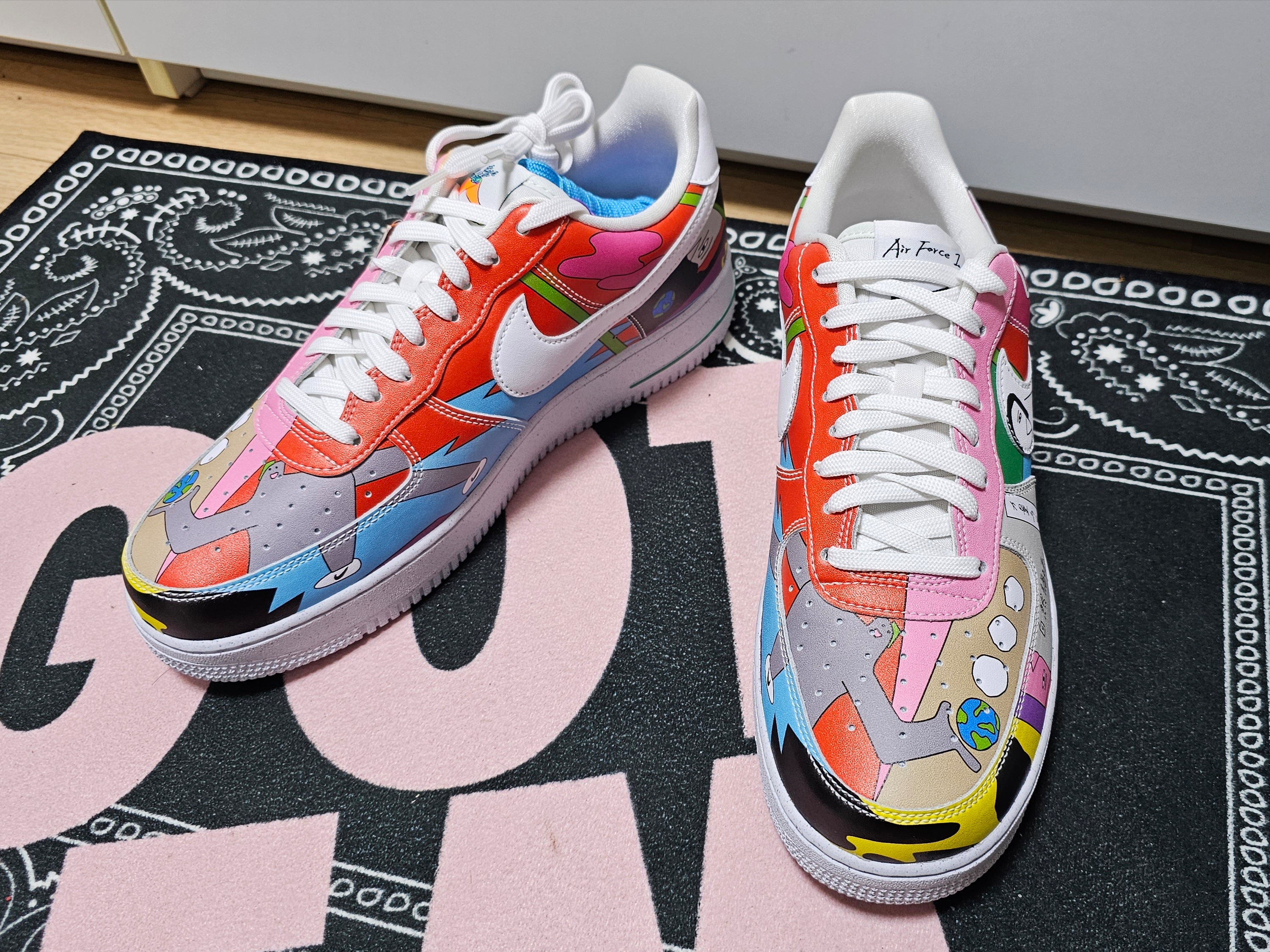 Nike x Ruohan Wang Air Force 1 Low Flyleather 착용 스타일 - 1