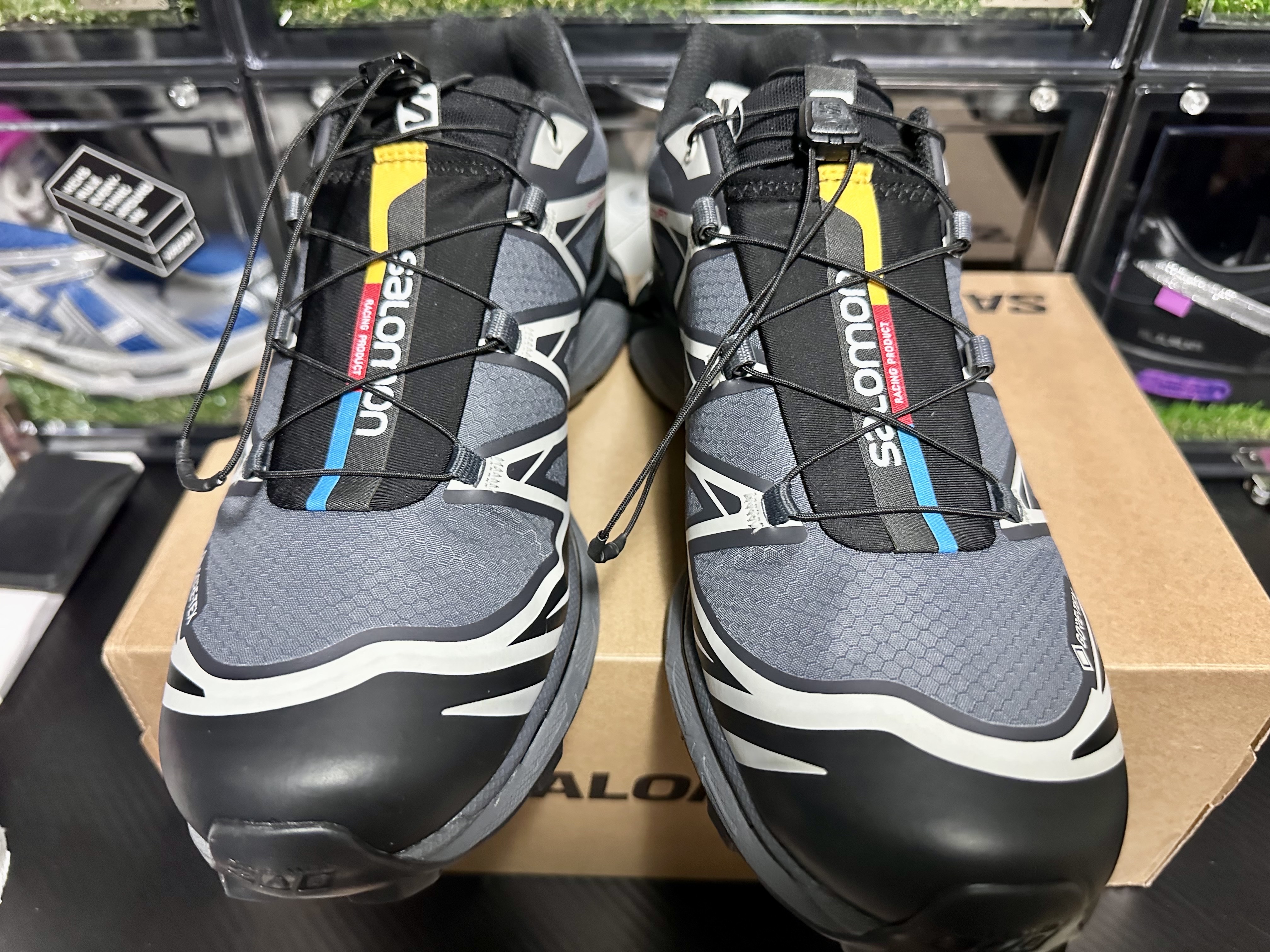 Salomon XT-6 Gore-Tex Black Ebony 착용 스타일 - 3