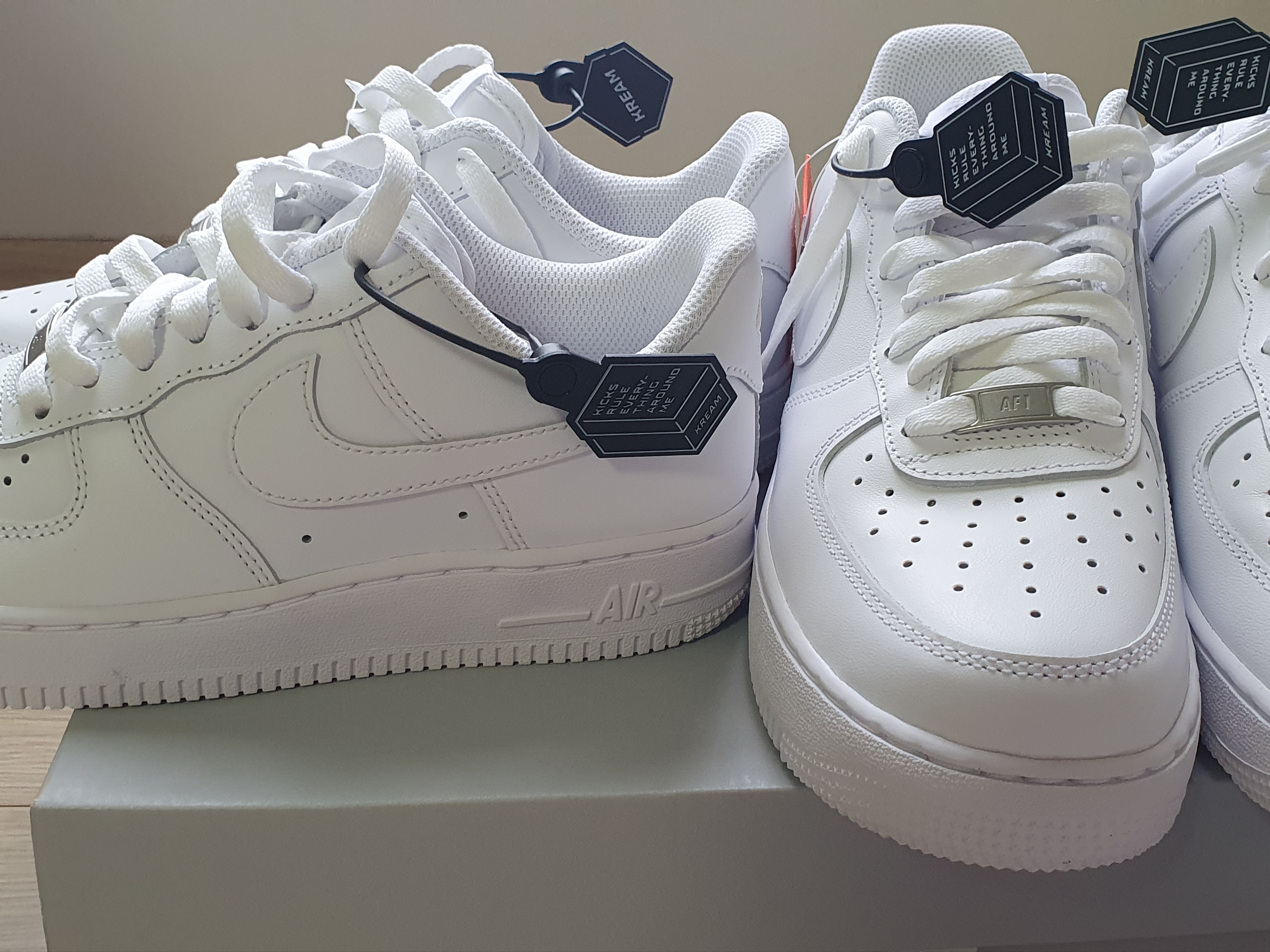 (W) Nike Air Force 1 '07 Low White, Nike Air Force 1 '07 Low White 착용 스타일
