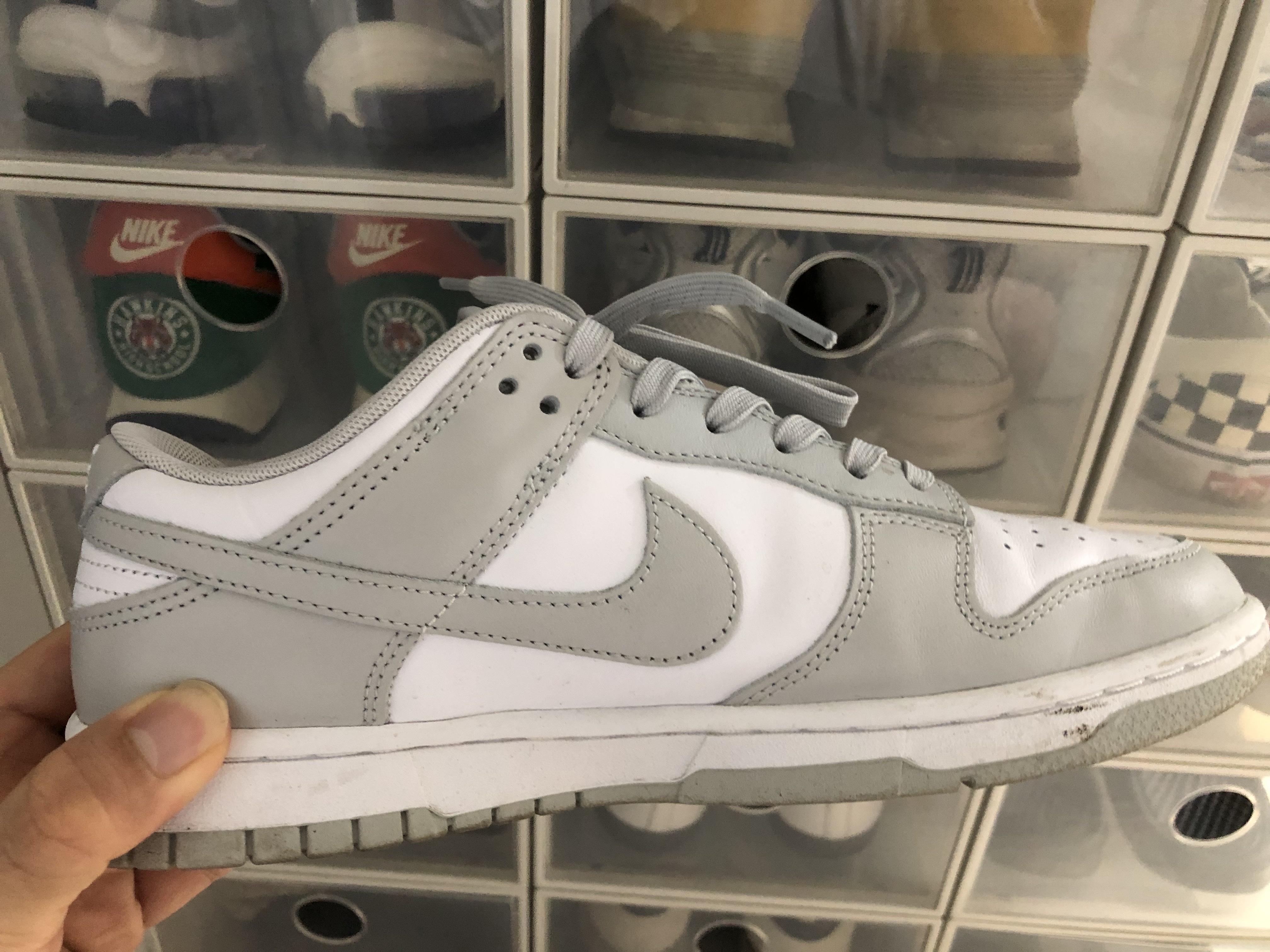Nike Dunk Low Retro Grey Fog 착용 스타일