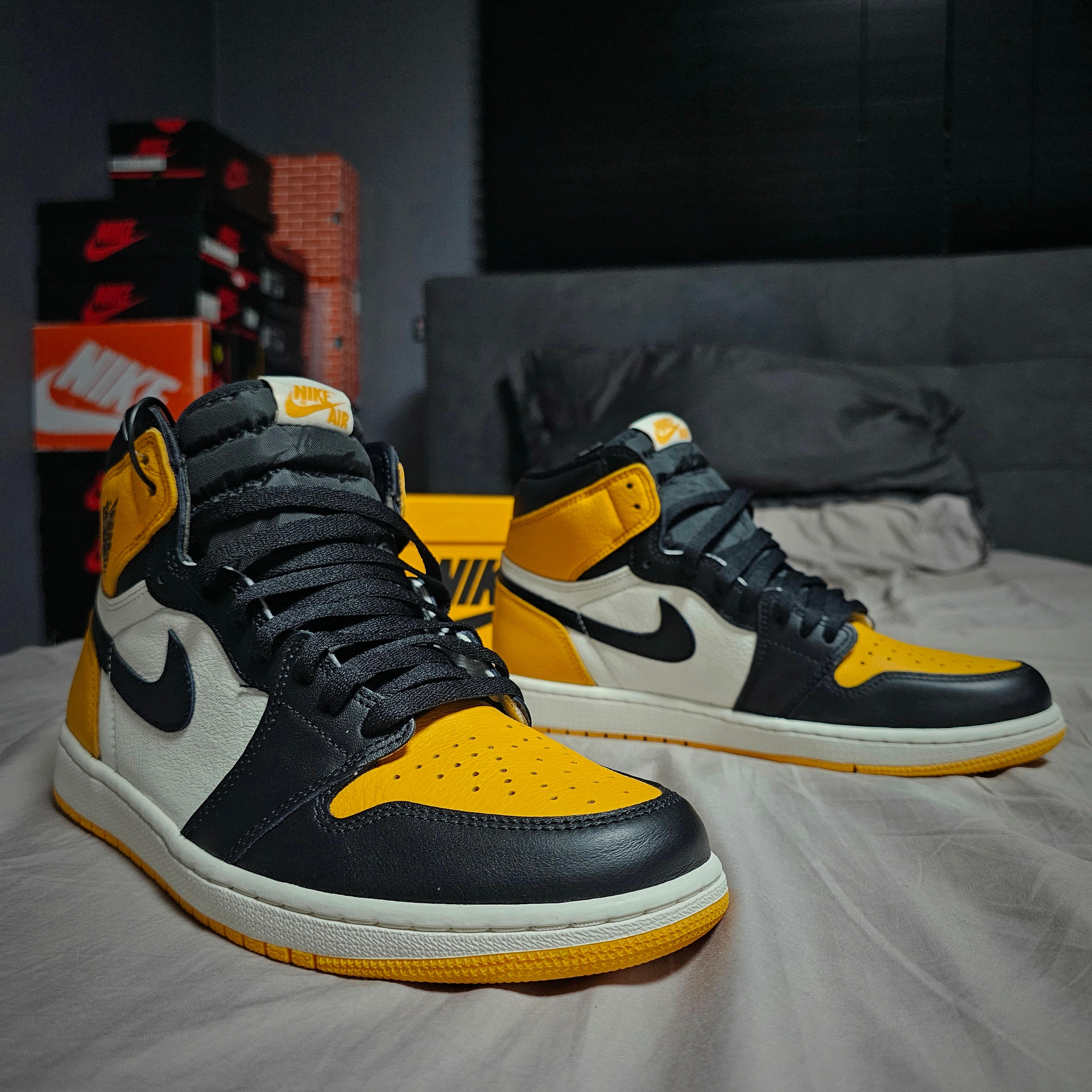 Jordan 1 Retro High OG Taxi 착용 스타일 - 4