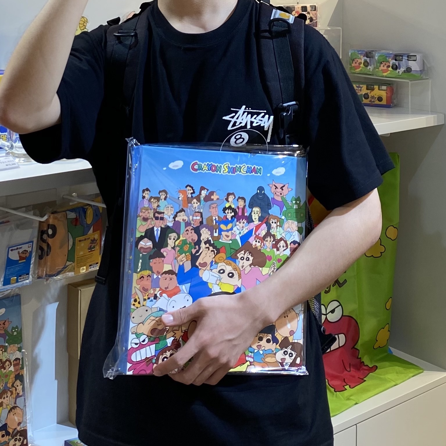 Stussy 8 Ball T-Shirt Black - 22SS 착용 스타일