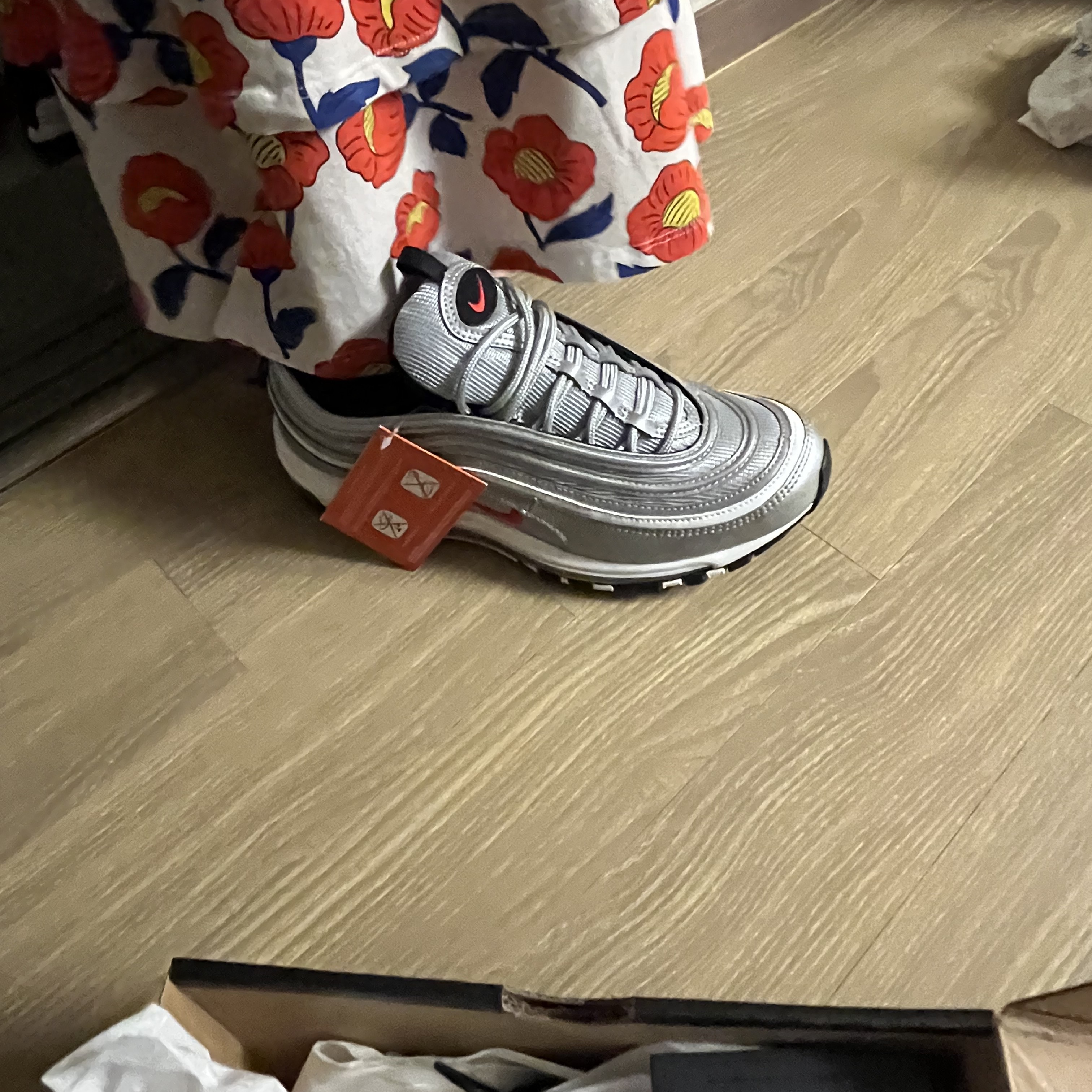 Nike Air Max 97 OG Silver Bullet 2022 착용 스타일 - 1