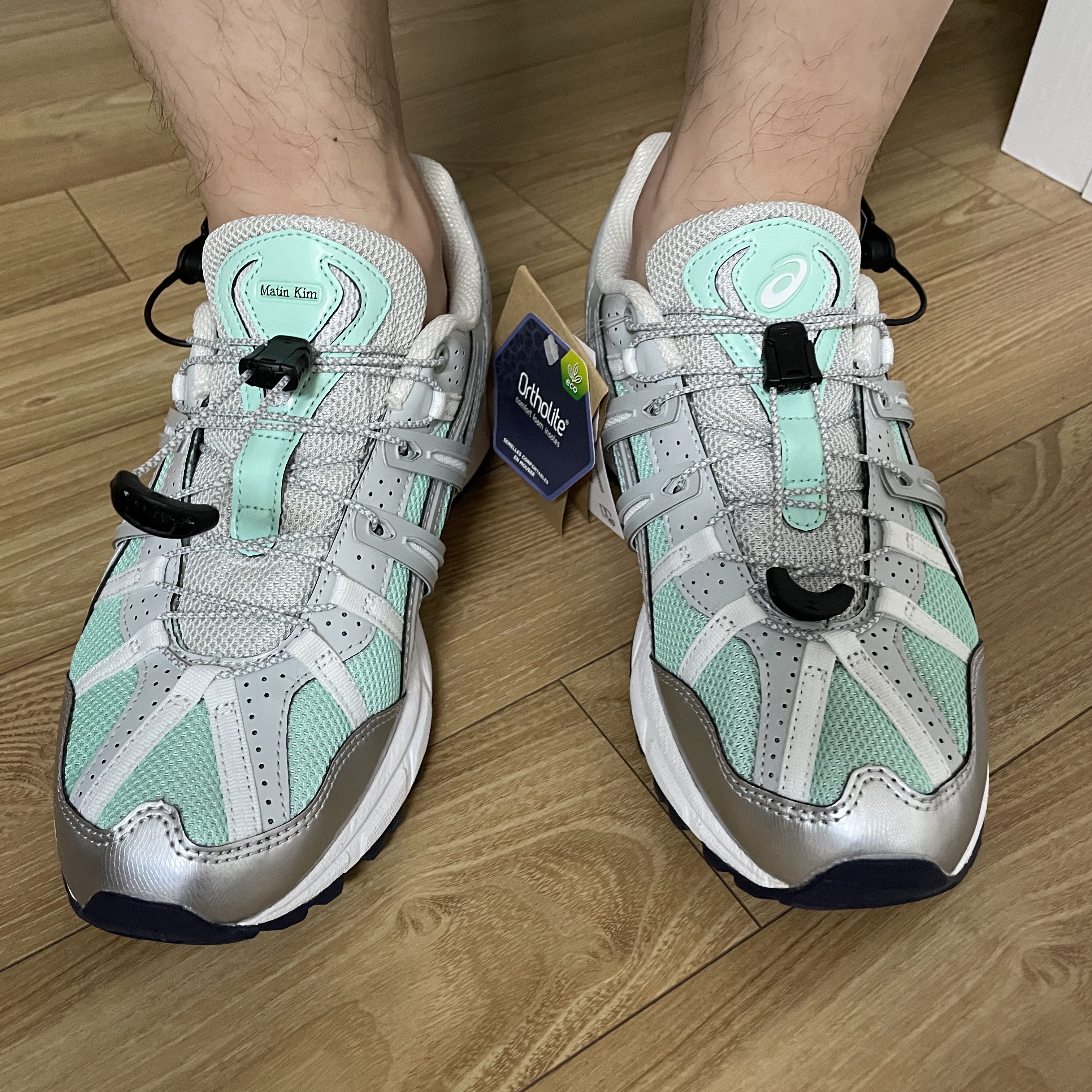 (W) Asics x Matin Kim Gel-Sonoma 15-50 Oasis Green Pure Silver 착용 스타일
