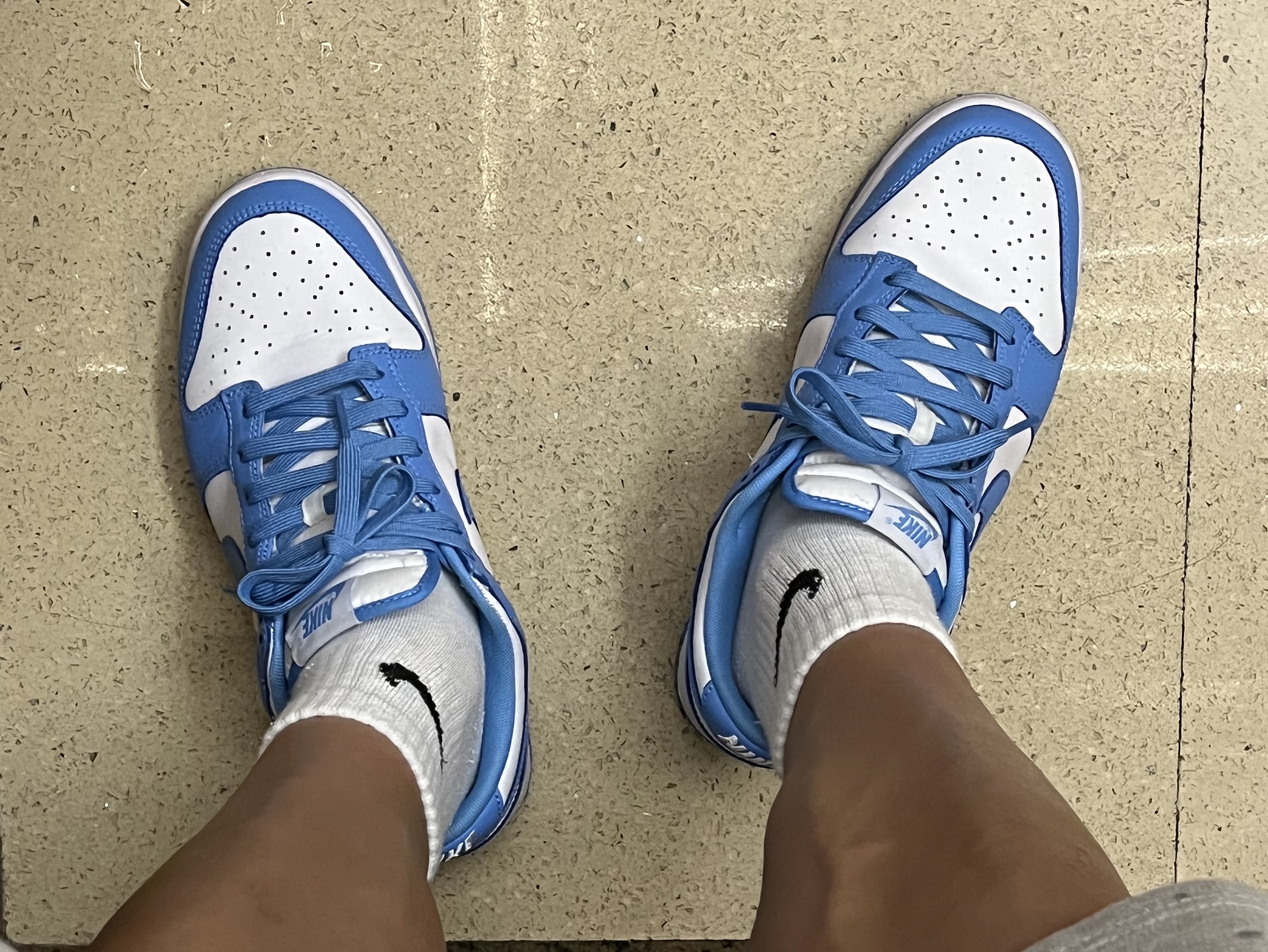 Nike Dunk Low Retro University Blue 착용 스타일