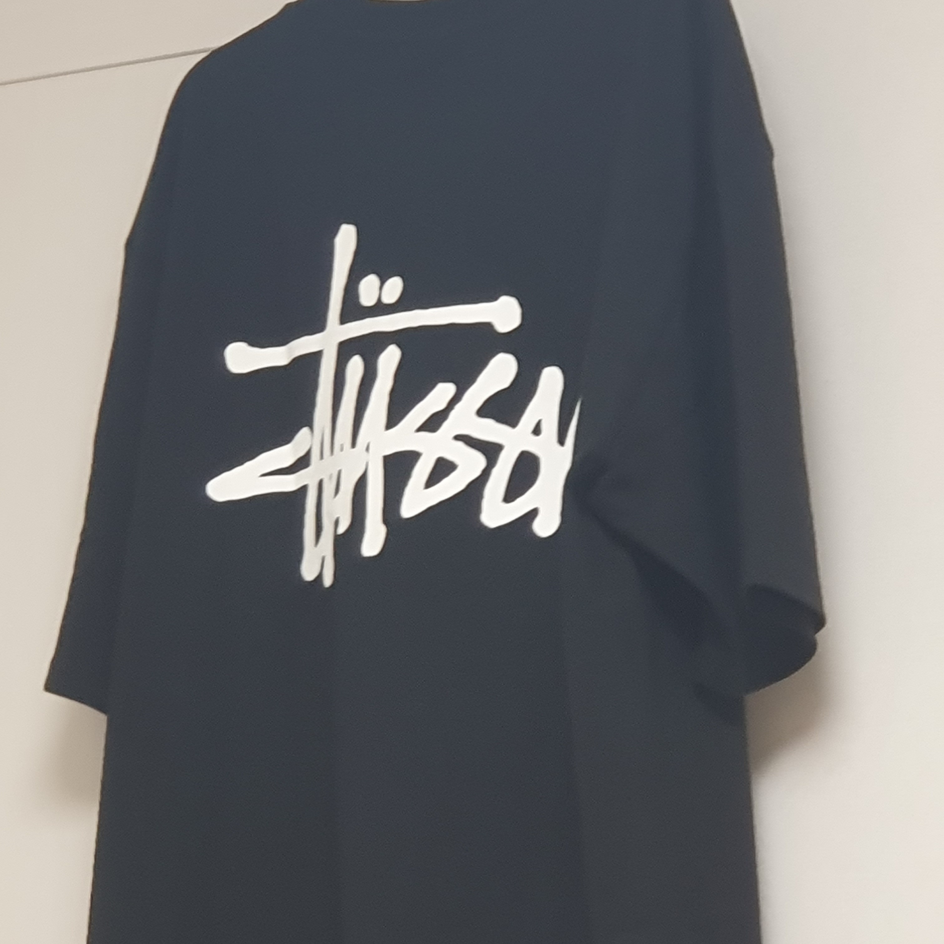 Stussy Basic Stussy T-Shirt Black 2022 착용 스타일