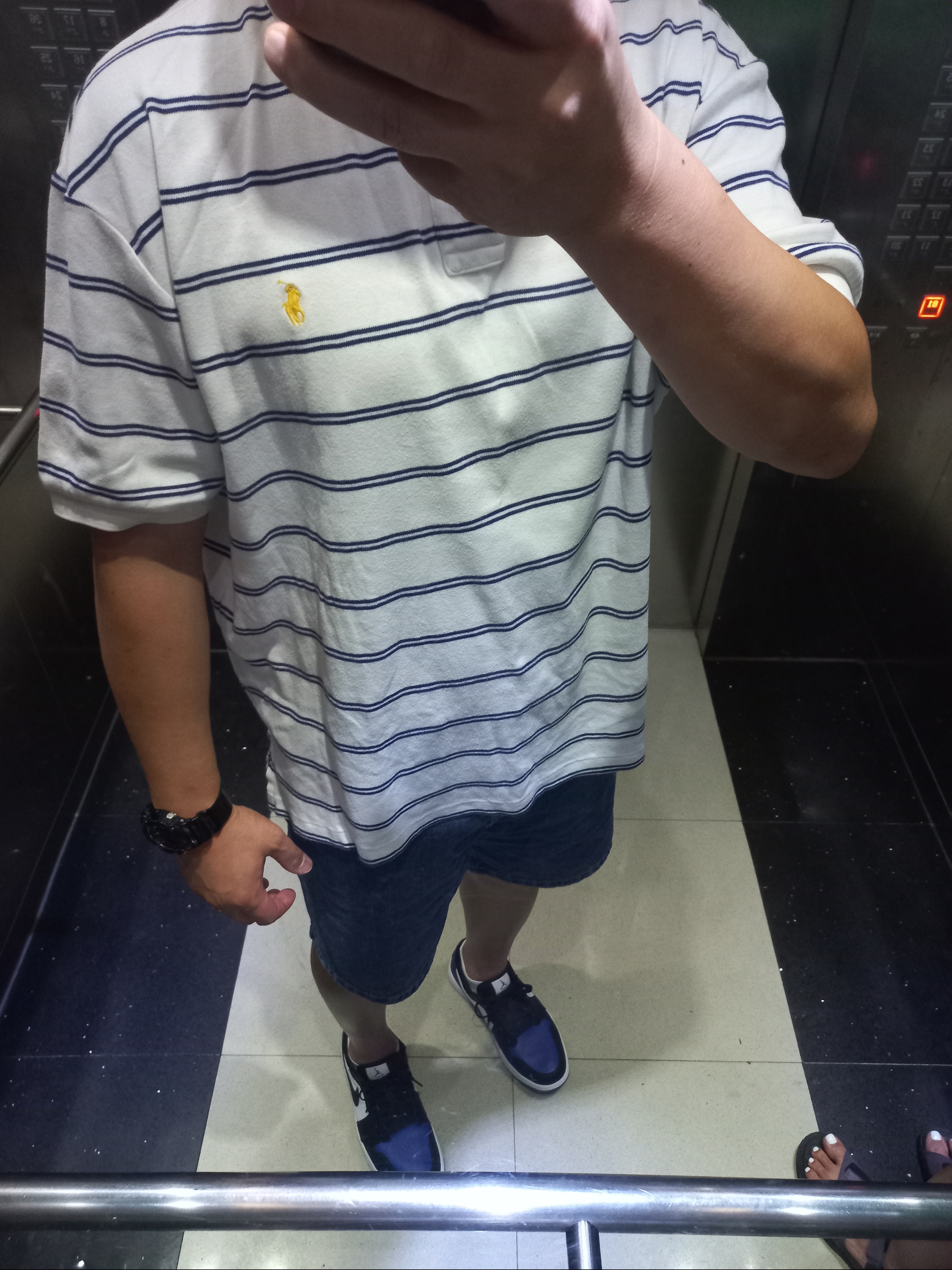 Jordan 1 Low Golf Sport Royal 착용 스타일