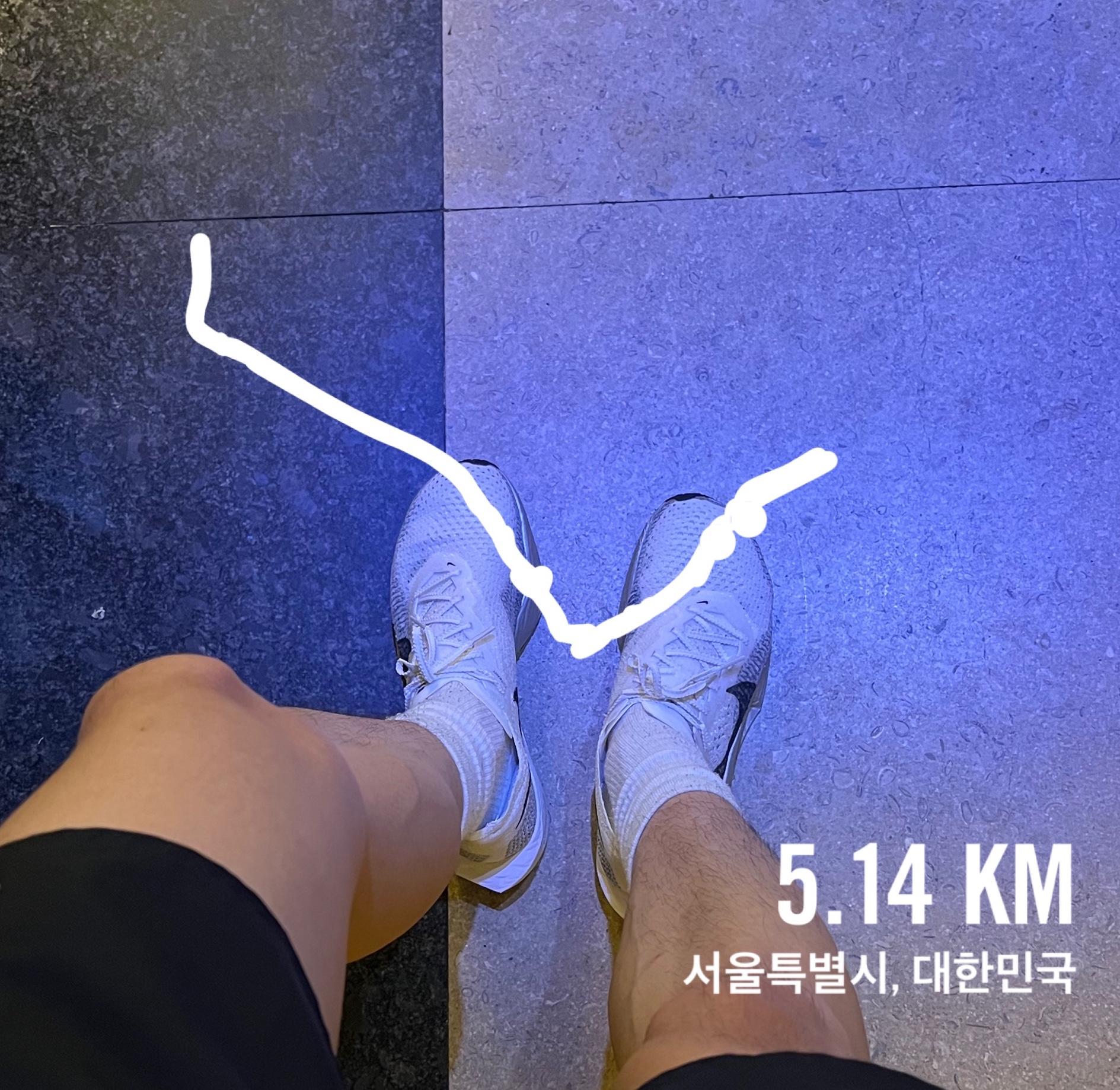 Nike ZoomX Vaporfly Next% 3 White Grey 착용 스타일