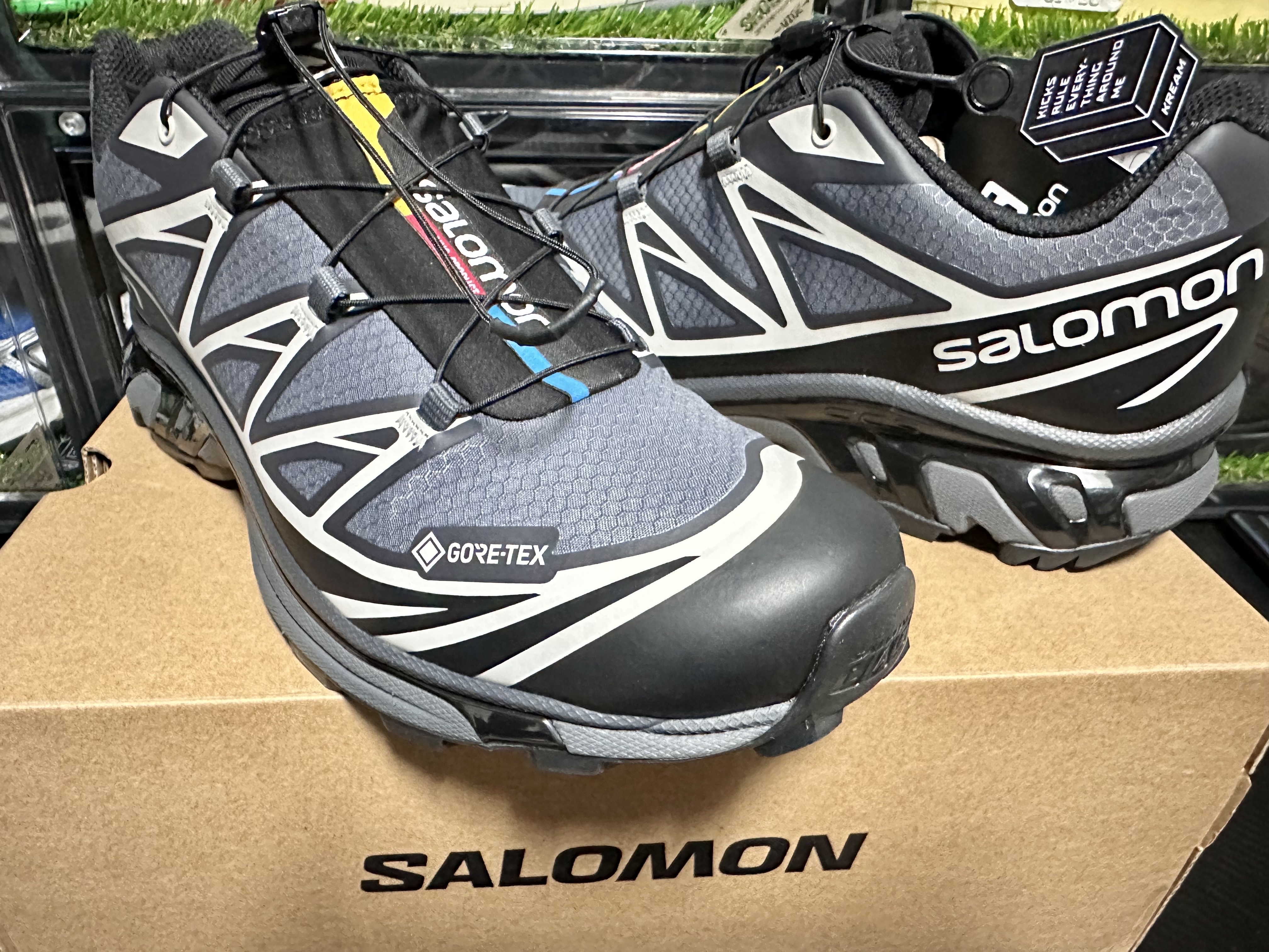 Salomon XT-6 Gore-Tex Black Ebony 착용 스타일 - 2