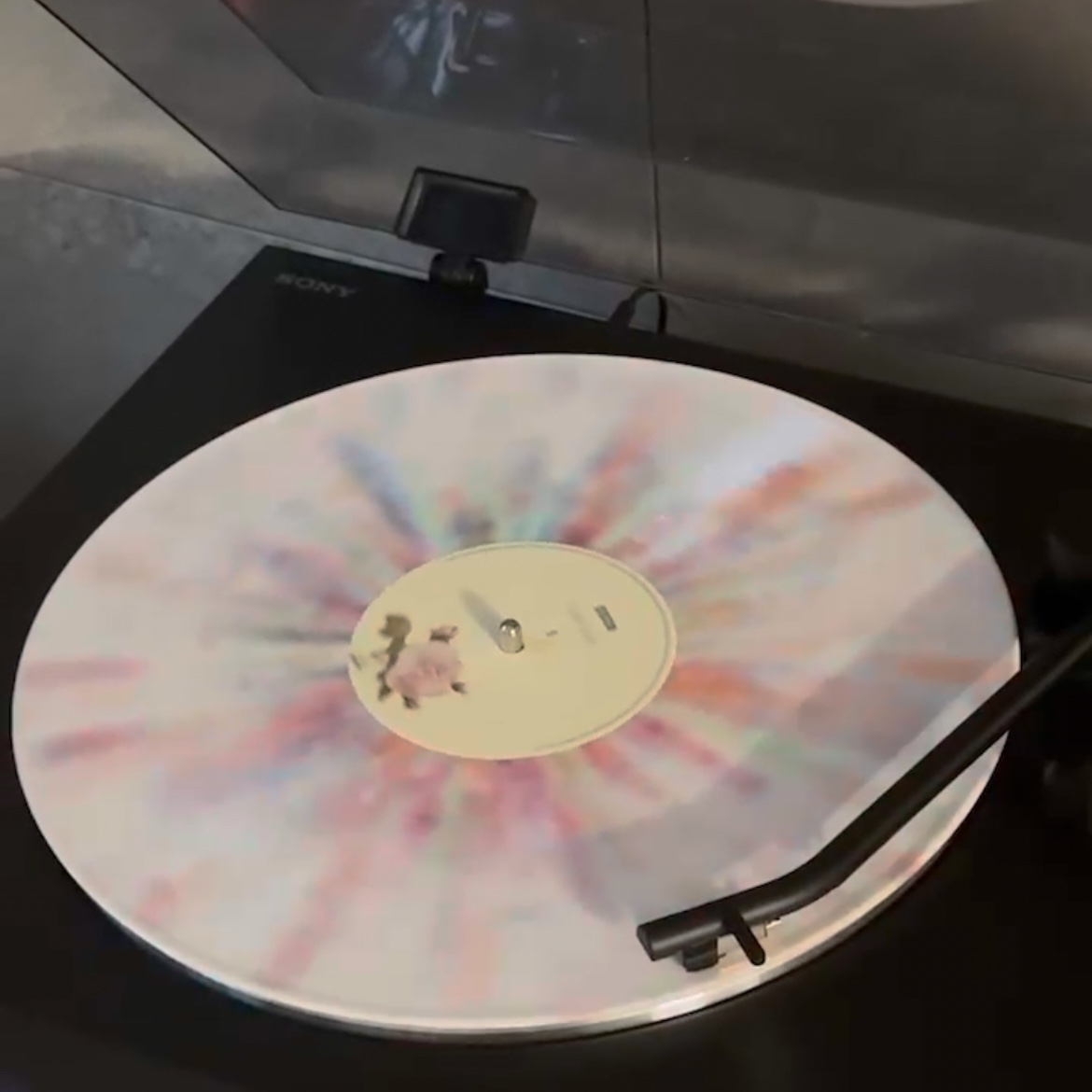 The Black Skirts 3rd Album Part 1 Team Baby LP Splatter Color 착용 스타일 - 1