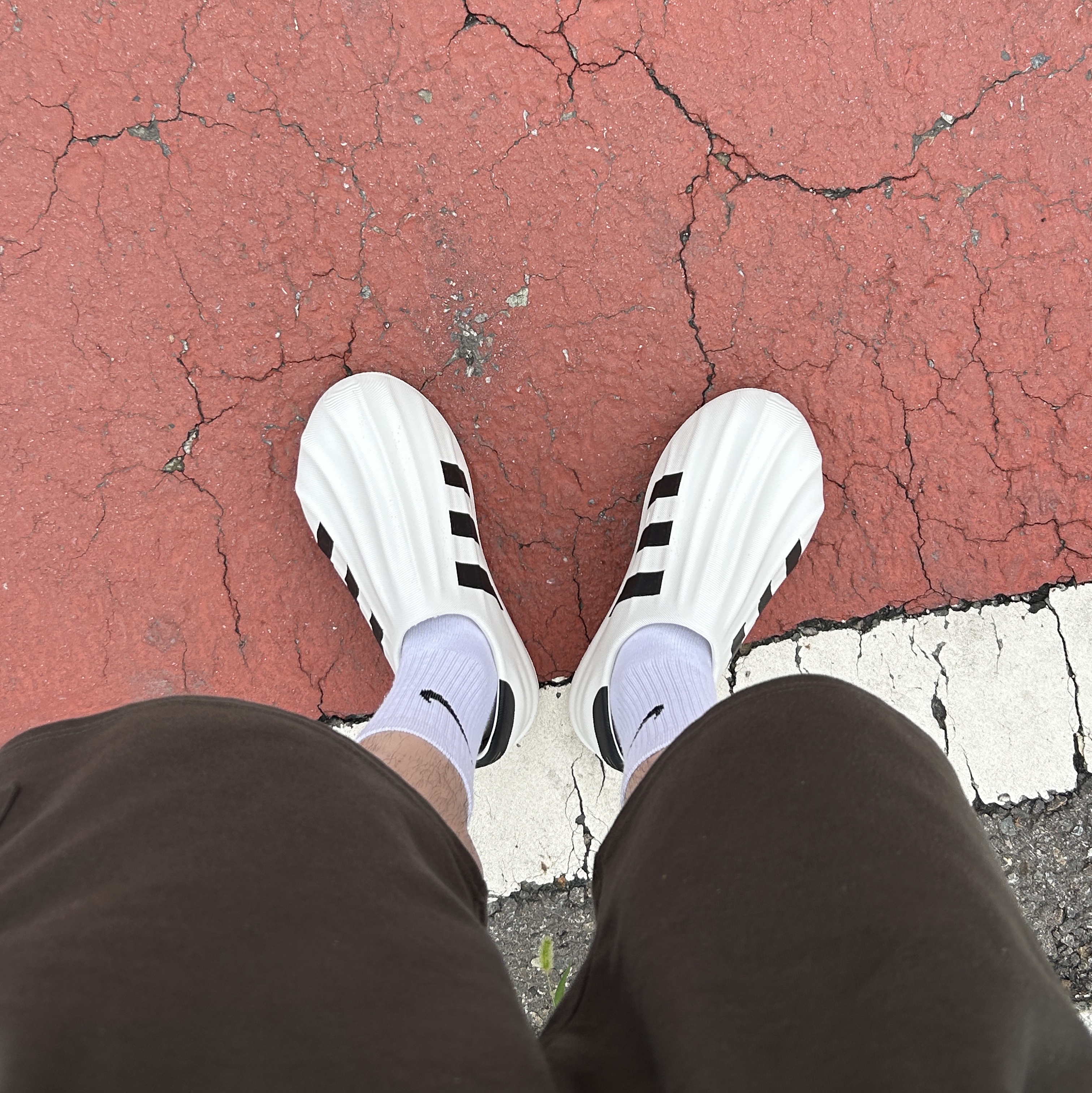 Adidas Adifom Superstar Core White 착용 스타일 - 1