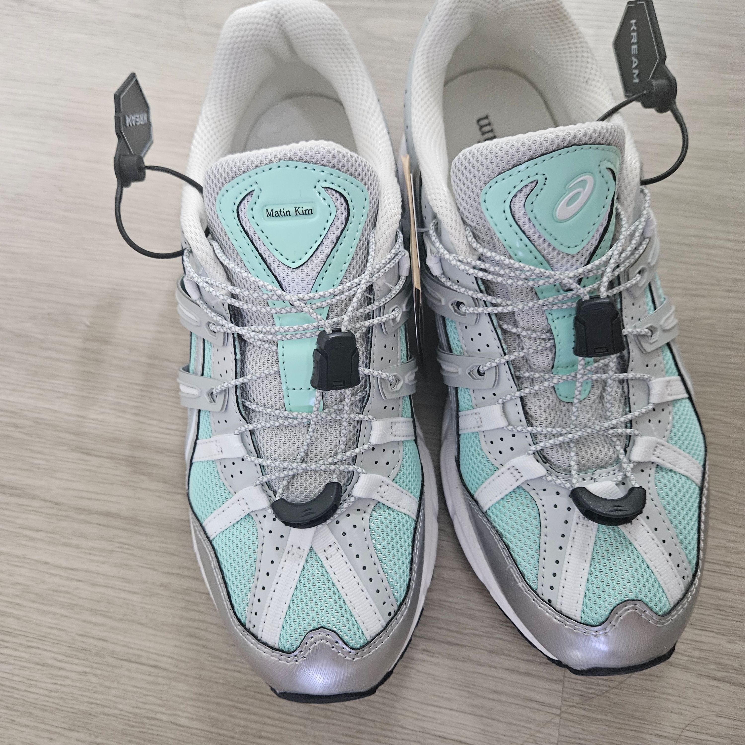 (W) Asics x Matin Kim Gel-Sonoma 15-50 Oasis Green Pure Silver 착용 스타일