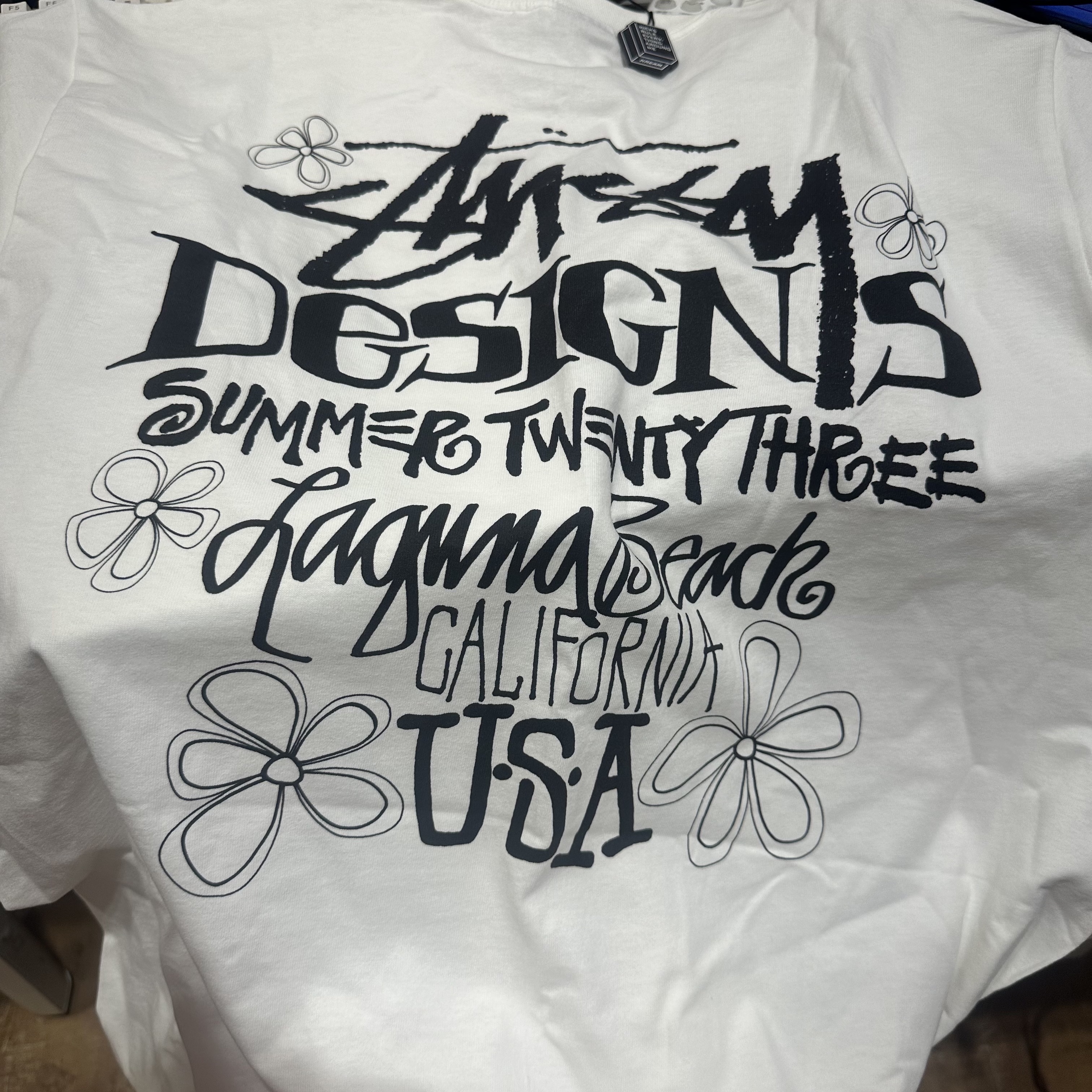 Stussy Summer LB T-Shirt White 착용 스타일