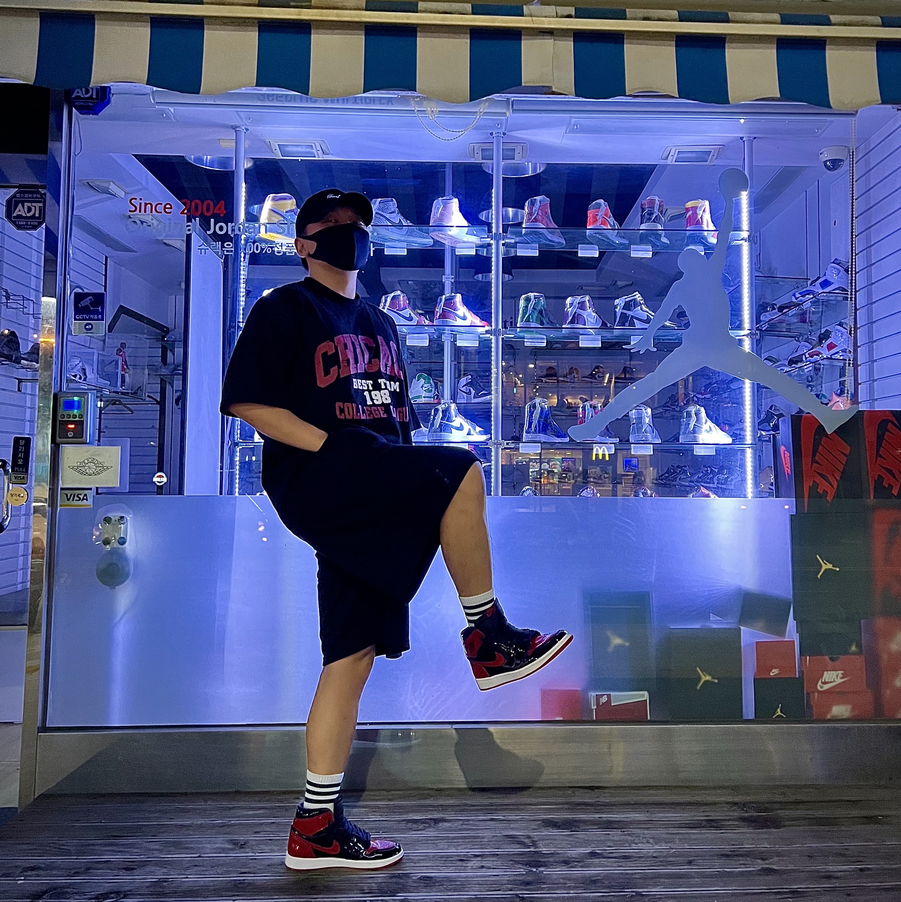 Jordan 1 Retro High OG Patent Bred 착용 스타일