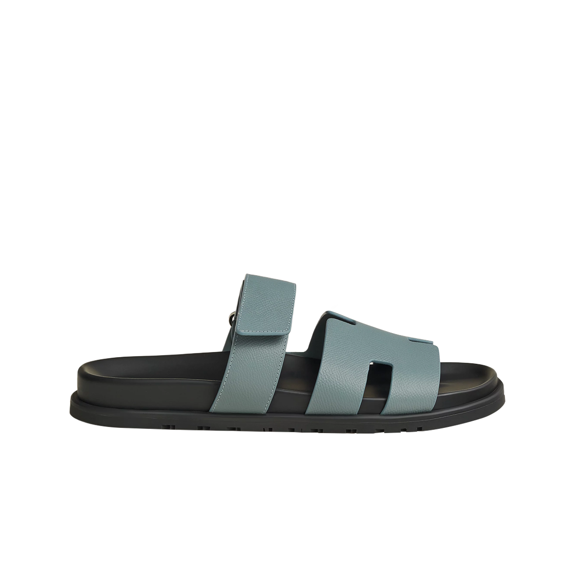 H222857ZHGT Hermes Chypre Sandal Epsom & Gris Antarctique
