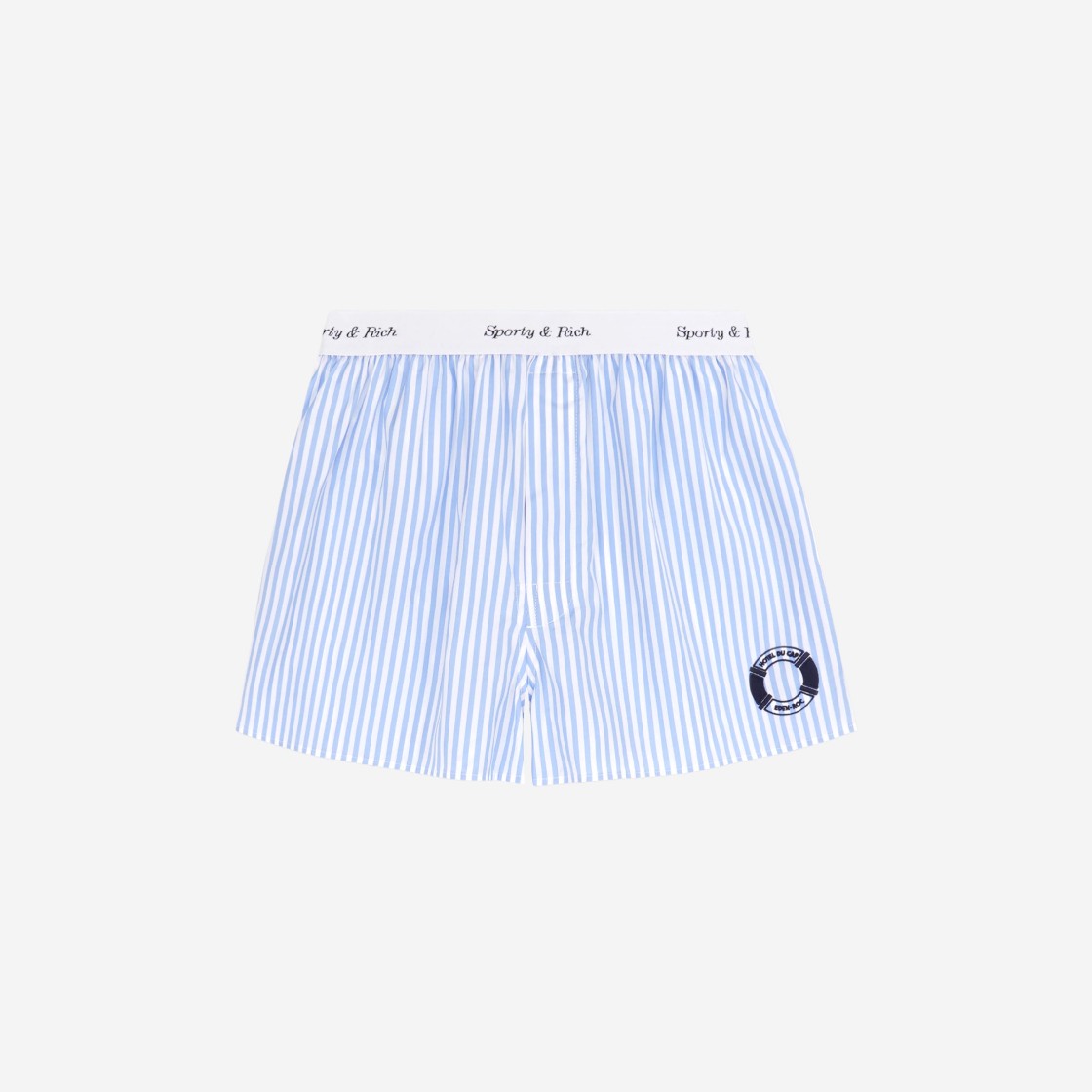 Sporty & Rich x Hotel Du Cap-Eden-Roc Buoy Boxer Short Blue Striped Navy 상세 이미지 1