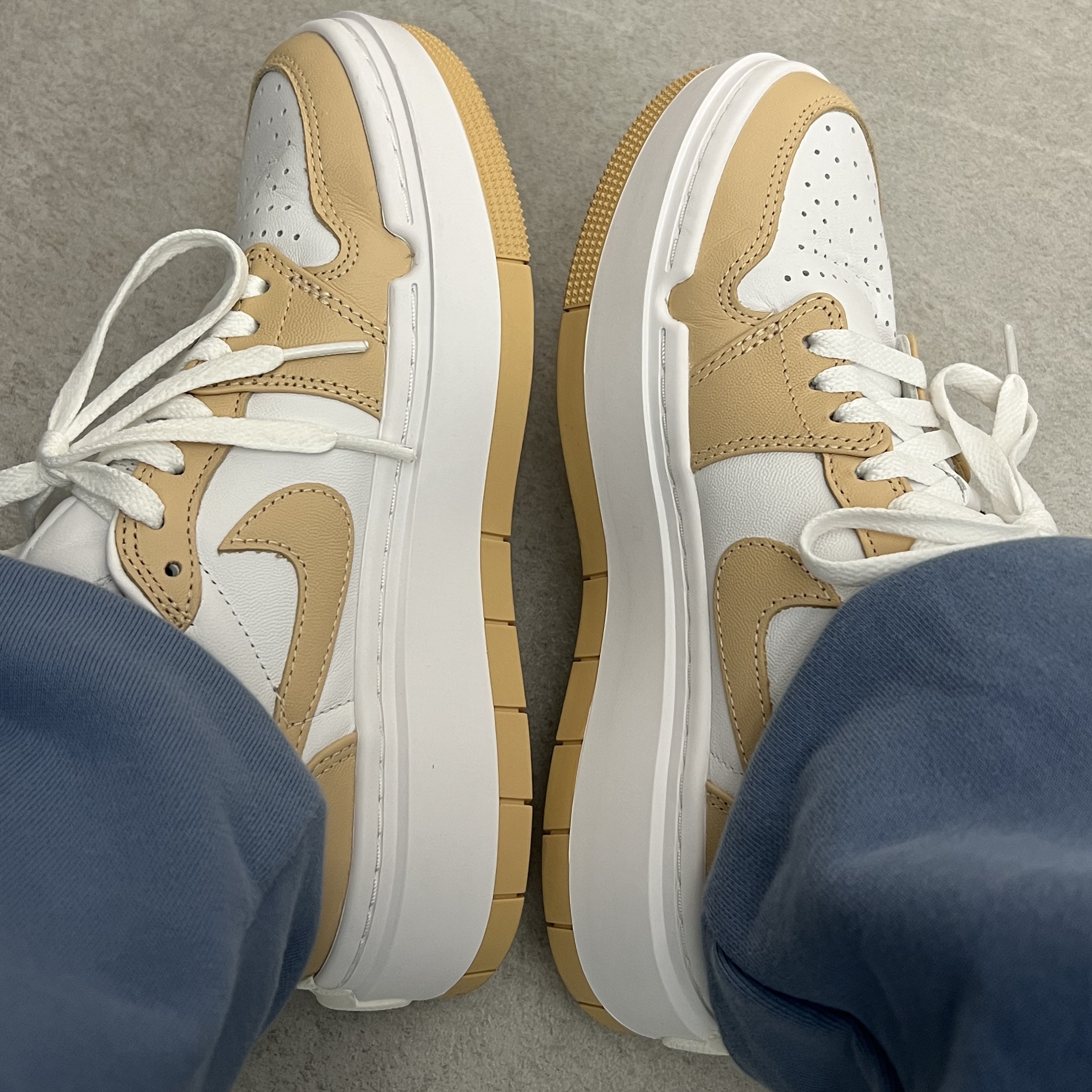 (W) Jordan 1 Elevate Low White Onyx 착용 스타일
