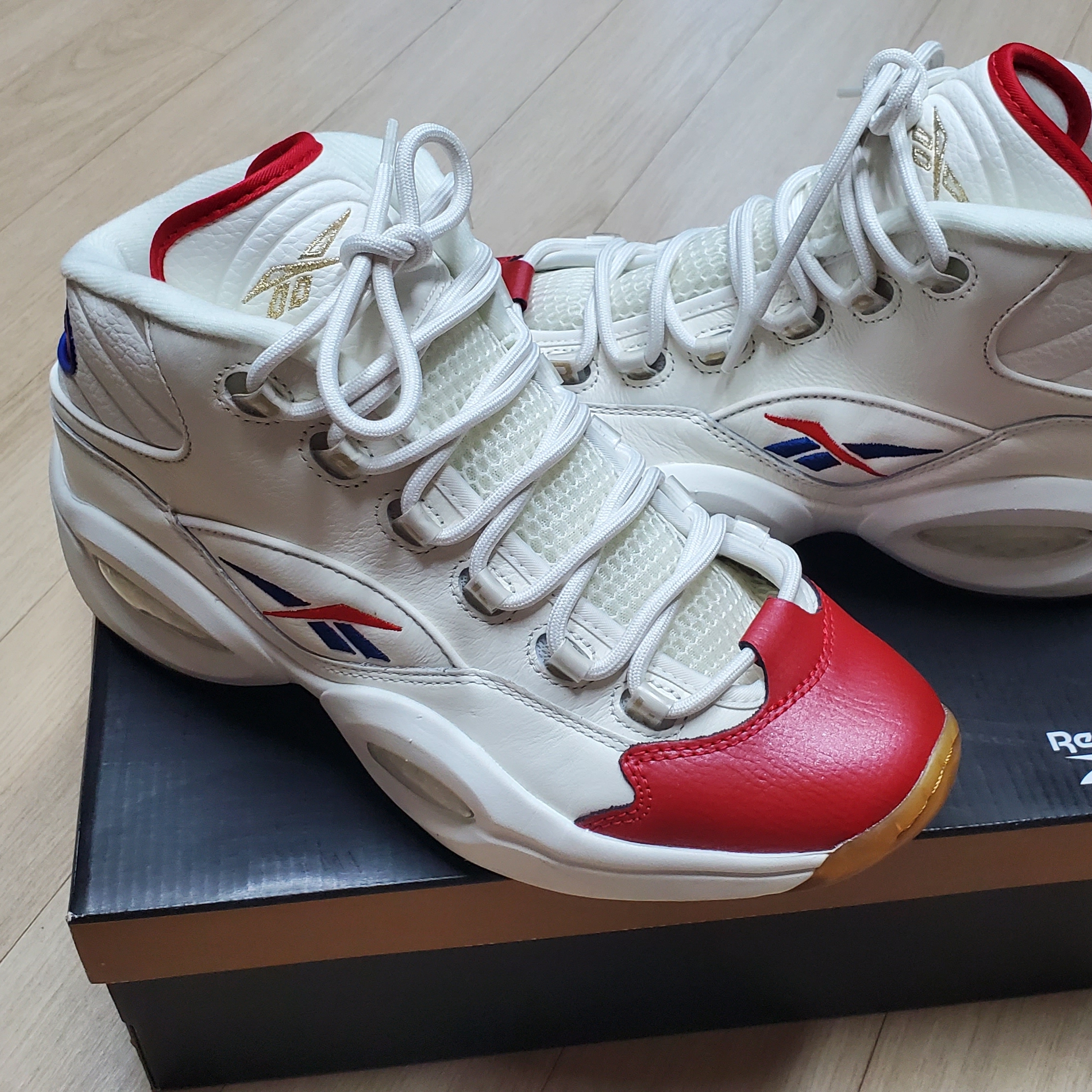 Reebok Question Mid 76ers 착용 스타일