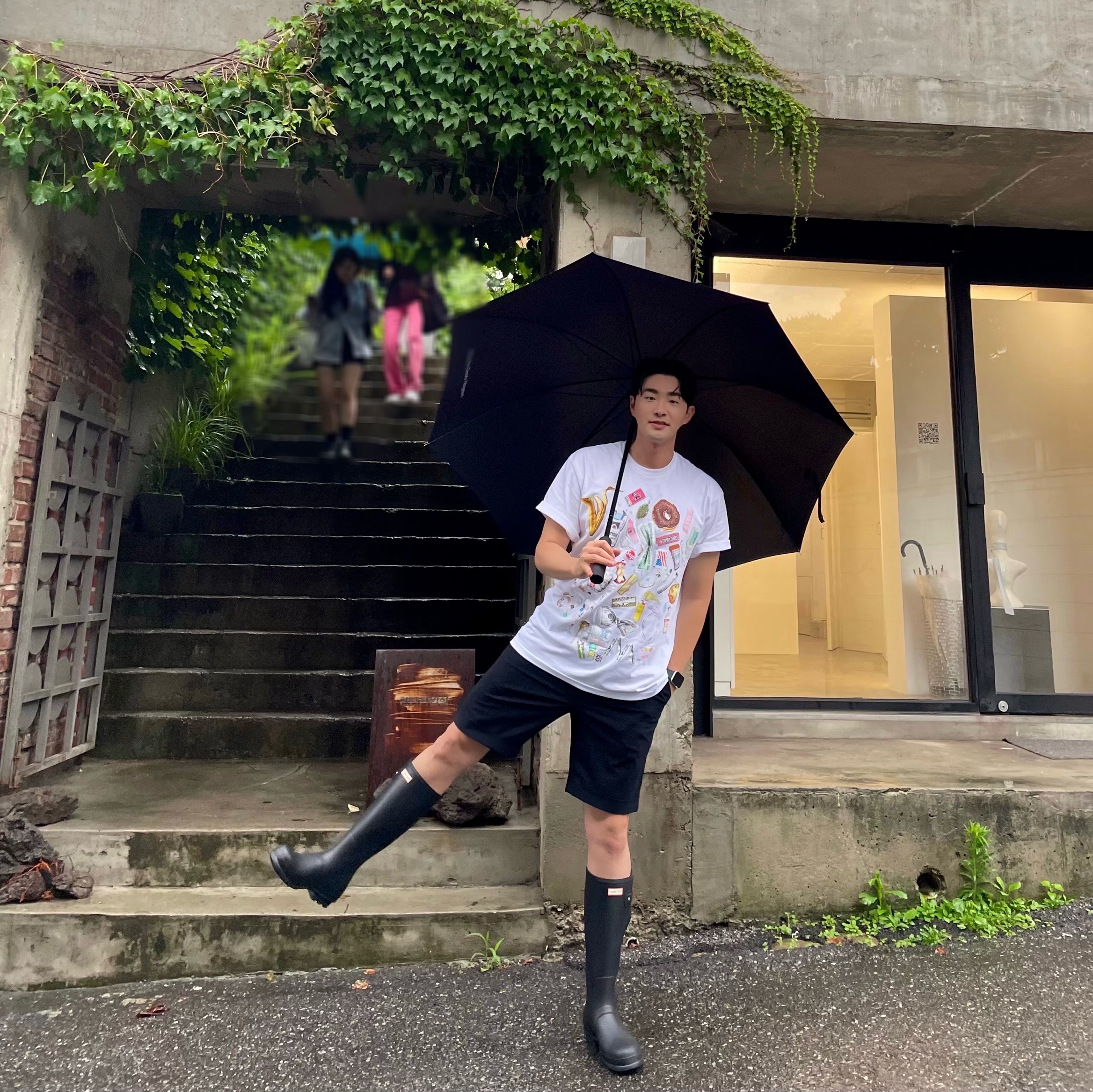 Supreme Trash T-Shirt White - 23SS, (W) Hunter Original Back Adjustable Wellington Boots Black 착용 스타일