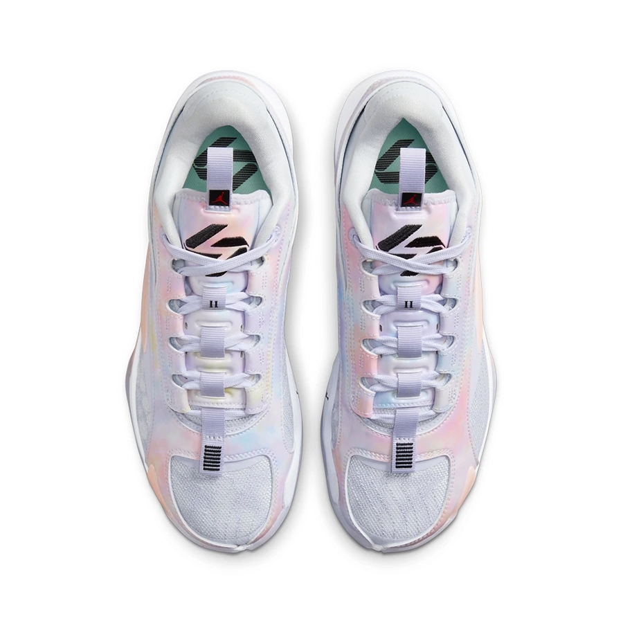 Jordan Luka 1 PF White Dynamic Turquoise, Jordan Luka 1 Next Nature PF Wolf Grey Kumquat 착용 스타일 - 4