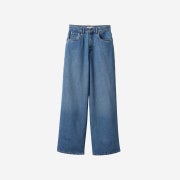 (W) Miu Miu Denim Pants Relaxed Fit Sapphire Blue