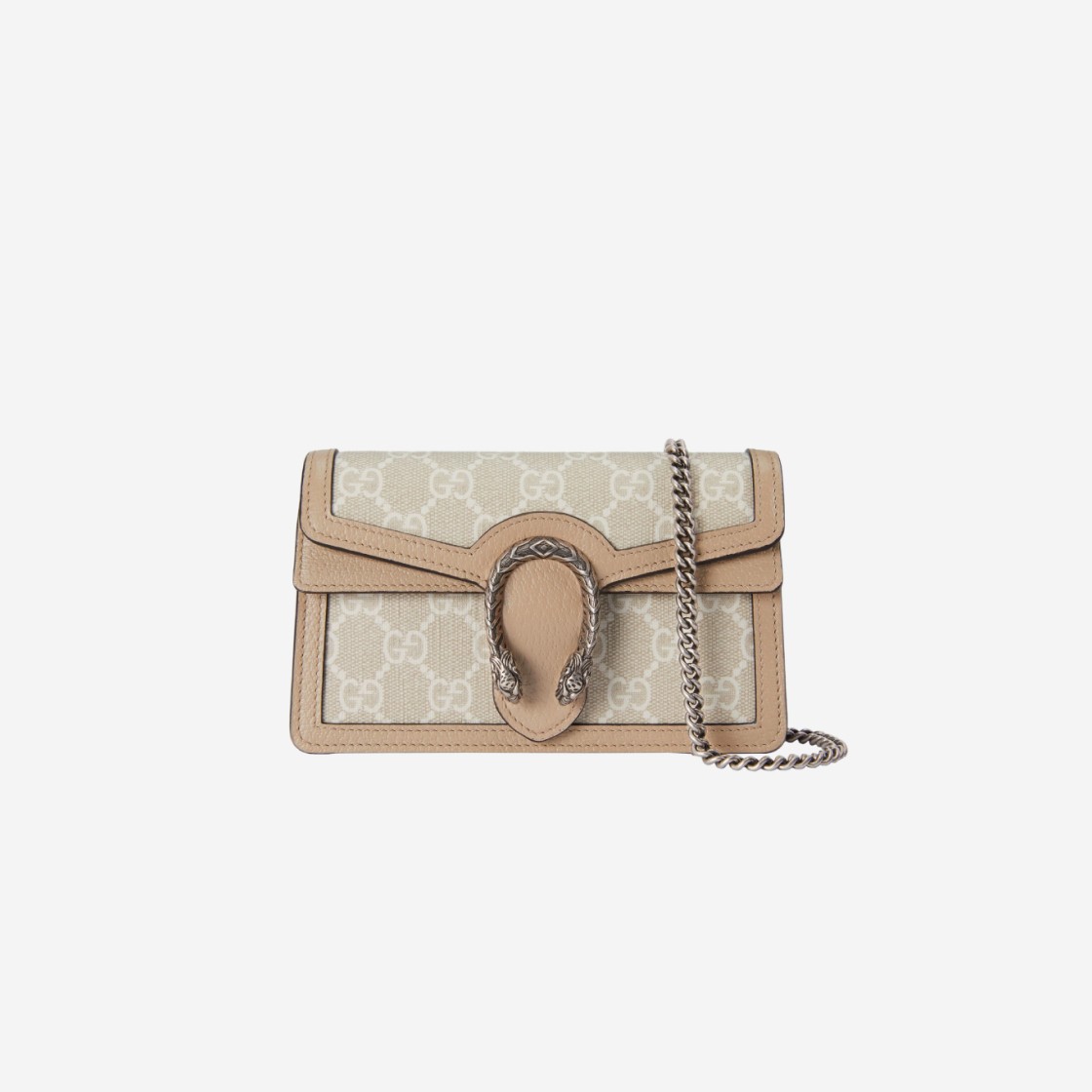 Gucci Dionysus GG Super Mini Bag Beige White GG Supreme 상세 이미지 1