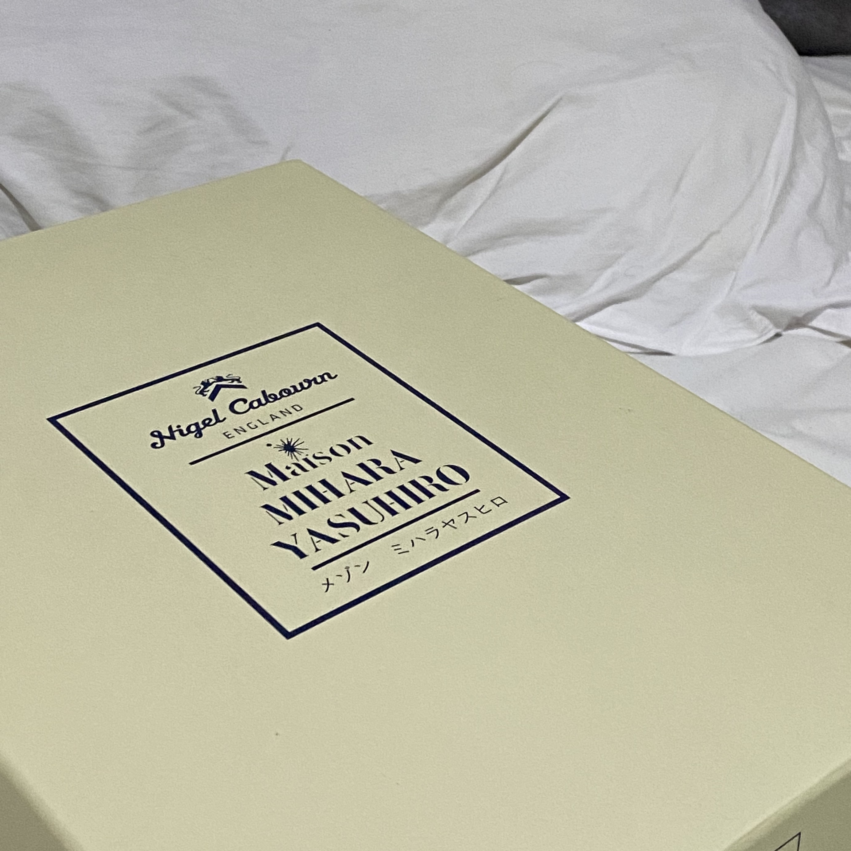 Maison Mihara Yasuhiro Peterson OD OG Sole Canvas Low-top Sneakers Yellow 착용 스타일 - 2
