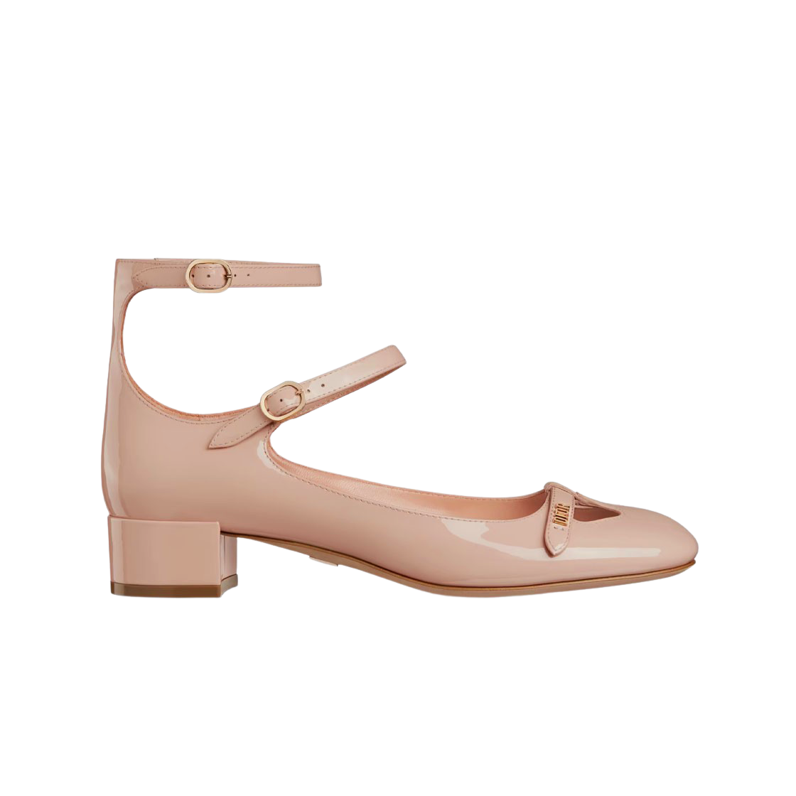 KCB805VNI-S18U (W) Dior Aime Dior Patent Calfskin Pump Nude