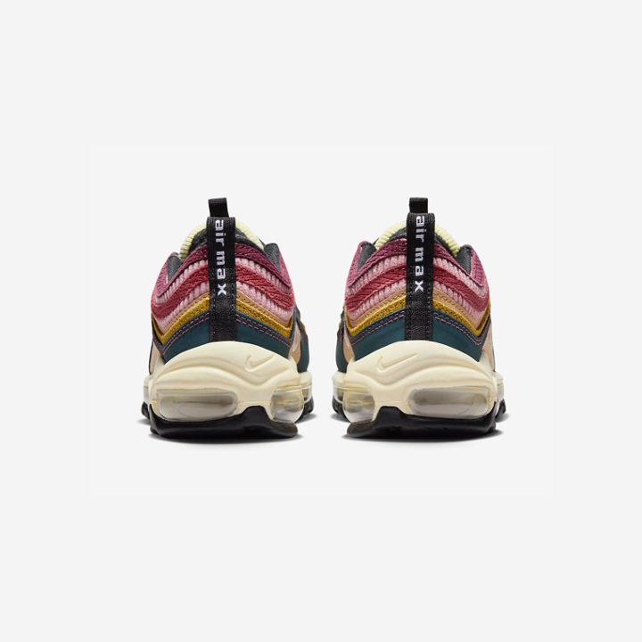 Nike Air Max 97 Have a Nike Day, Nike Air Max 97 OG Atlantic Blue and Voltage Yellow 착용 스타일 - 5