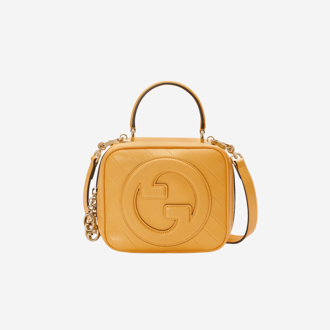 Gucci Blondie Top Handle Bag Yellow Leather 상세 이미지 1