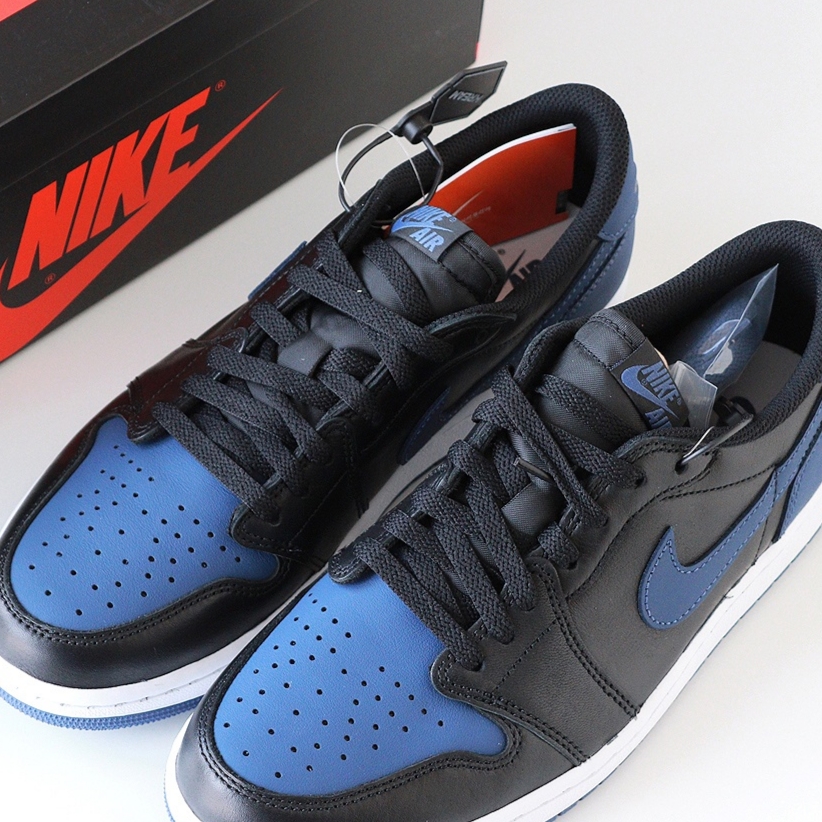 Jordan 1 Retro Low OG Mystic Navy, (W) Jordan 1 Retro Low OG Mystic Navy 착용 스타일 - 2