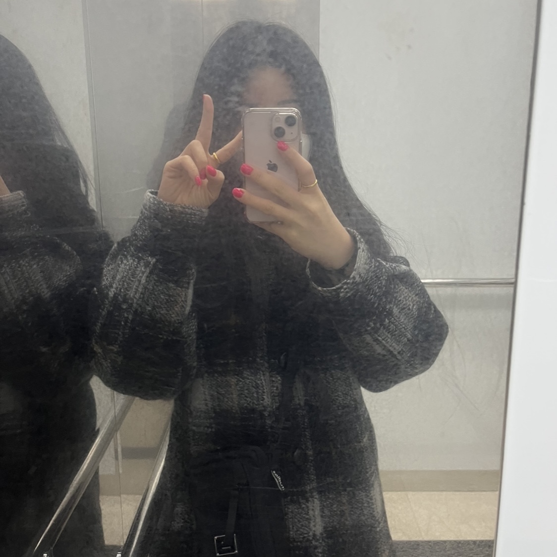 (W) Isabel Marant Harveli Coat Anthracite - 22FW 착용 스타일