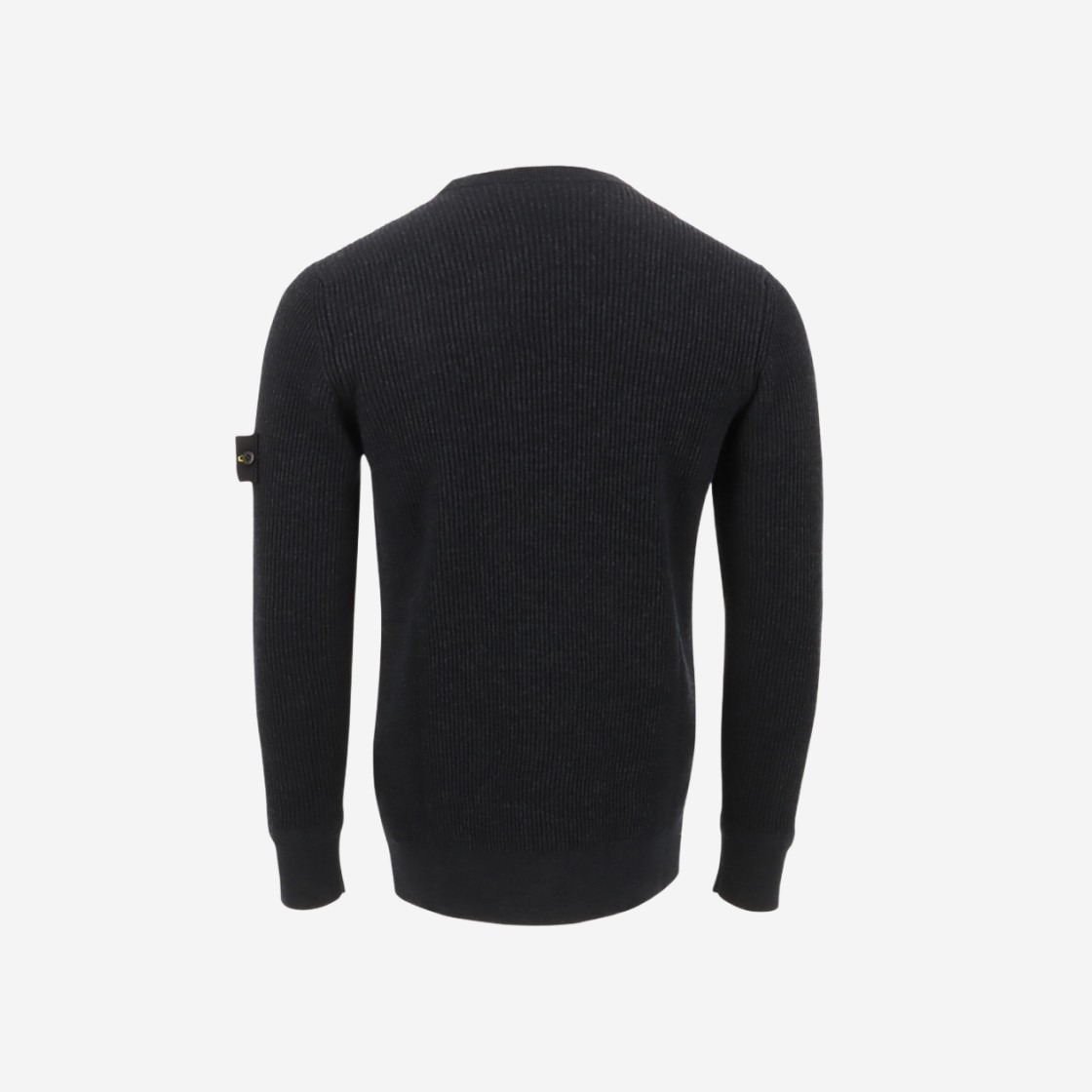 Stone Island 553C2 Full Rib Wool Crewneck Knit Dark Grey - 22FW 상세 이미지 2