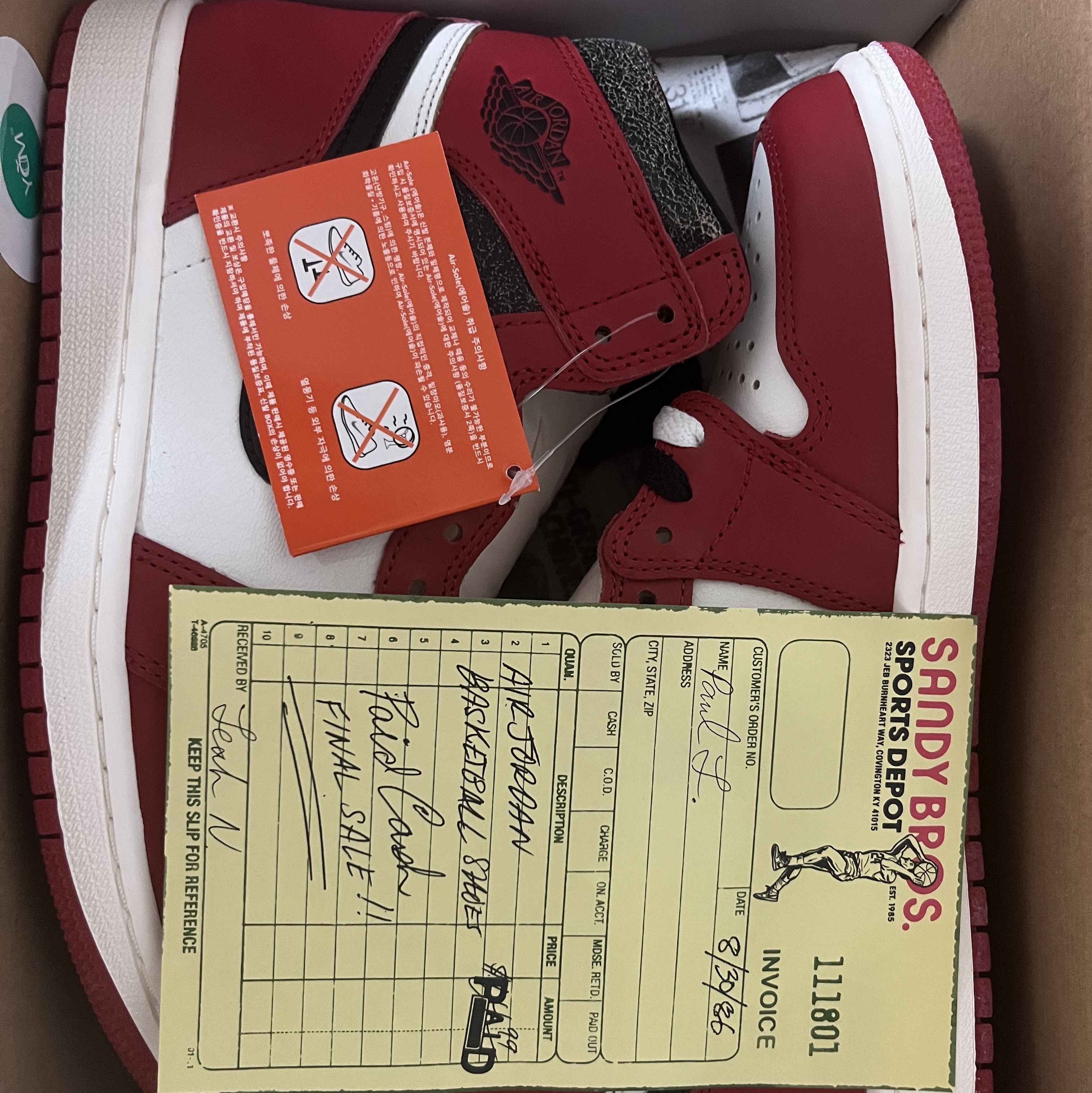 Jordan 1 Retro High OG Chicago 2022 착용 스타일 - 2