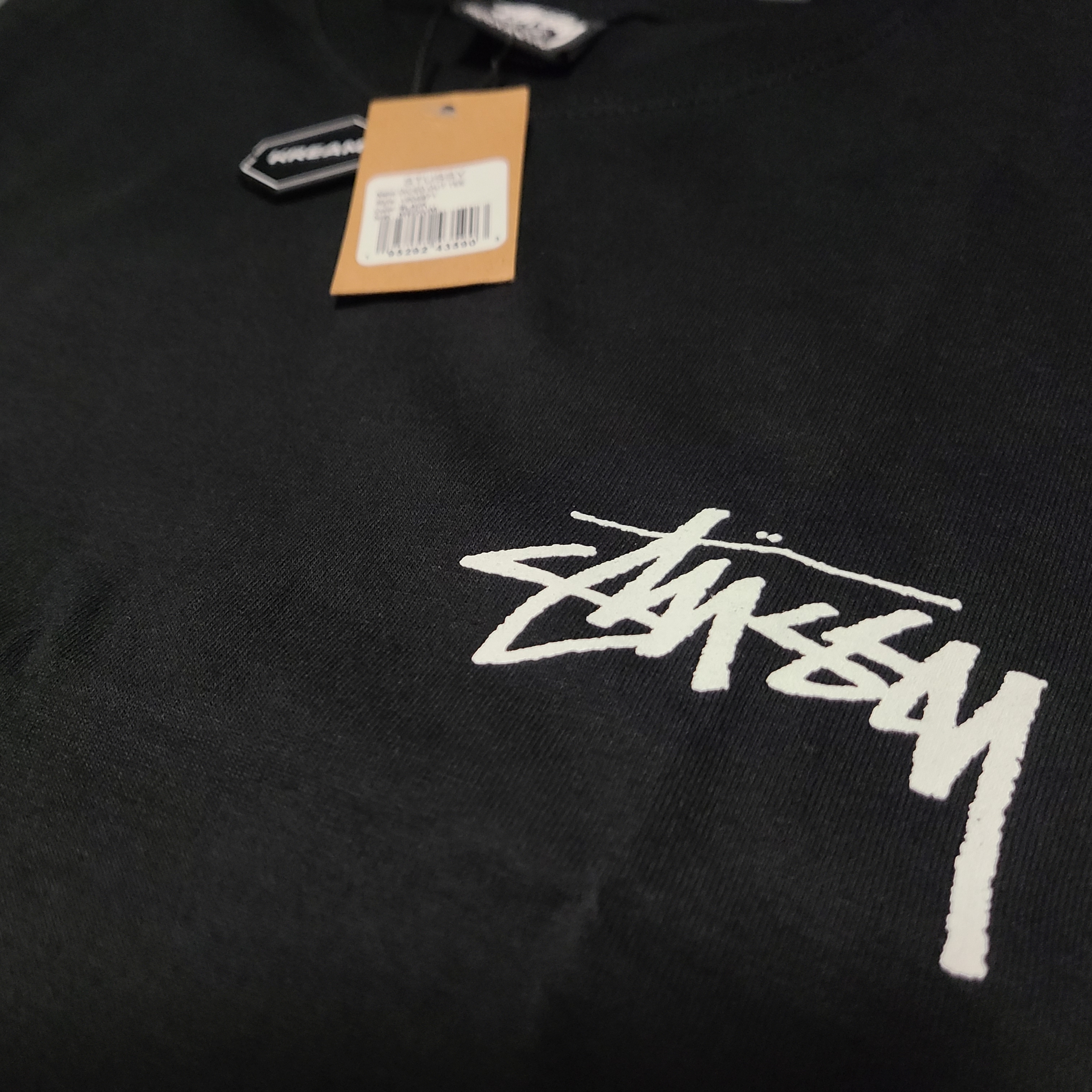 Stussy Diced Out T-Shirt Black 착용 스타일 - 2