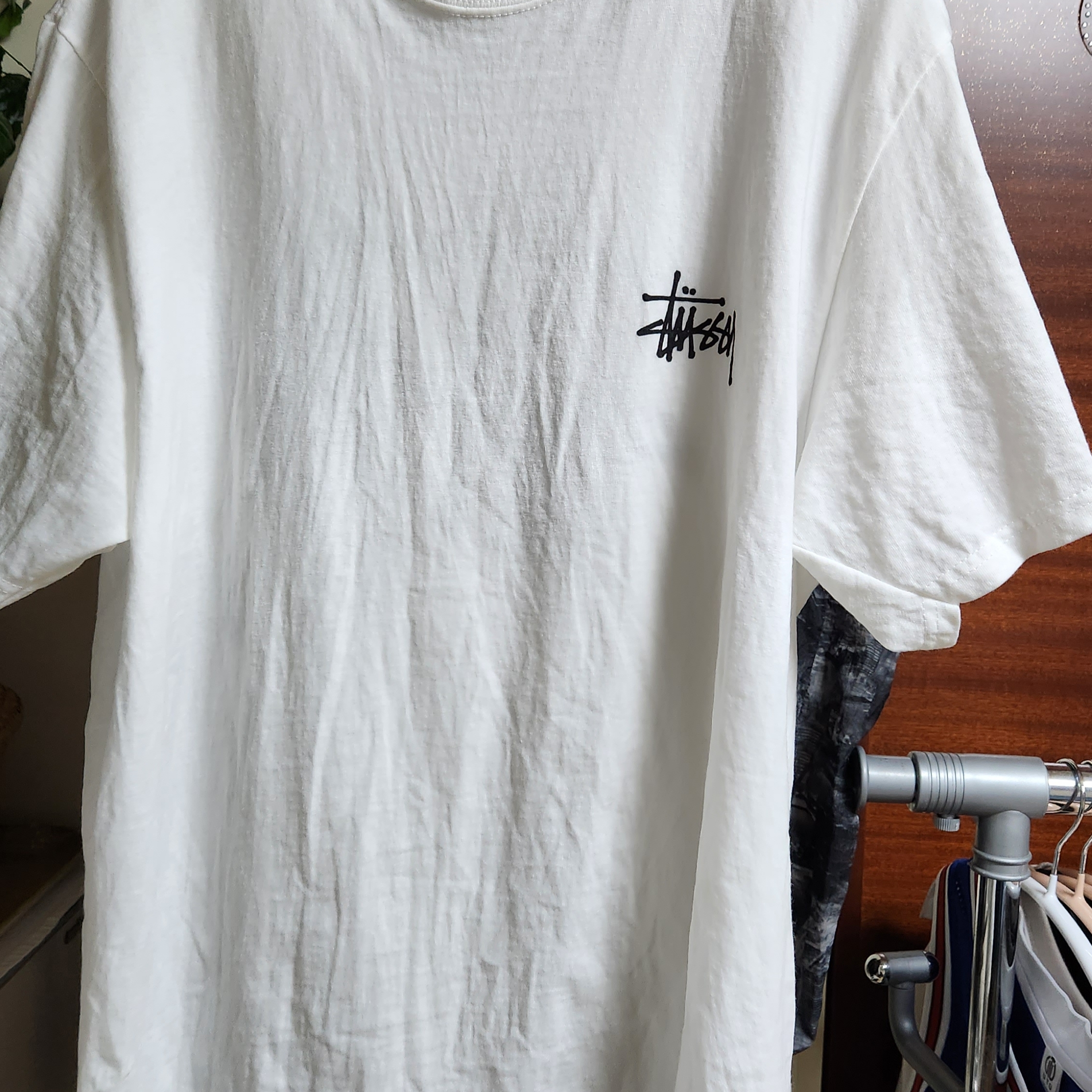 Stussy Basic Stussy T-Shirt White 2023 착용 스타일 - 1