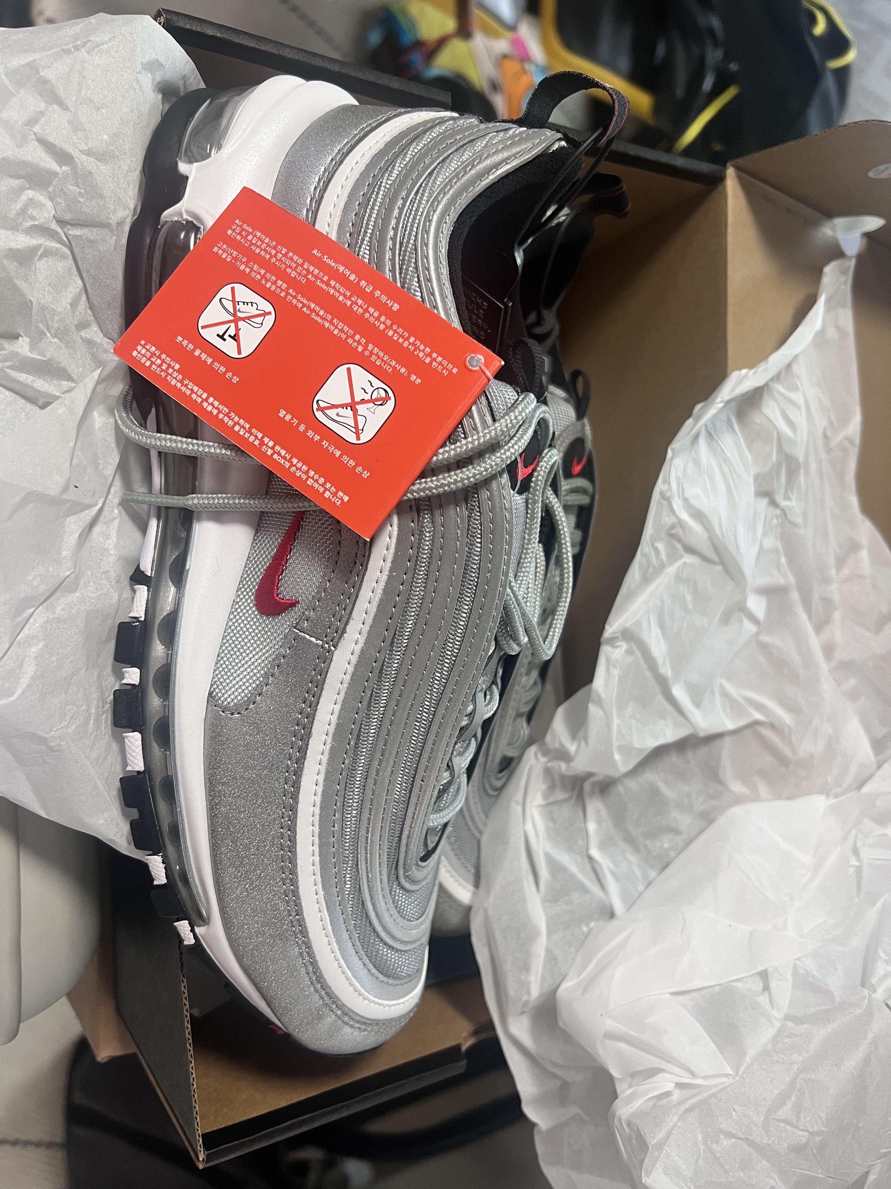 Nike Air Max 97 OG Silver Bullet 2022 착용 스타일 - 2