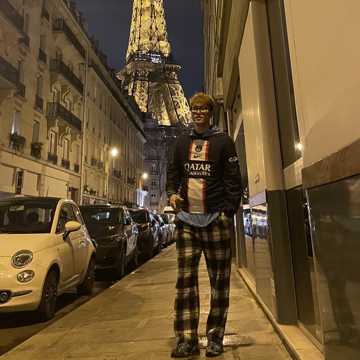 Nike x Skepta Air Max Tailwind 5 Chrome Blue, Nike Paris Saint-Germain 2022/23 Dri-Fit ADV Match Home SS Jersey Midnight Navy - US/EU (Non Marking Ver.) 착용 스타일