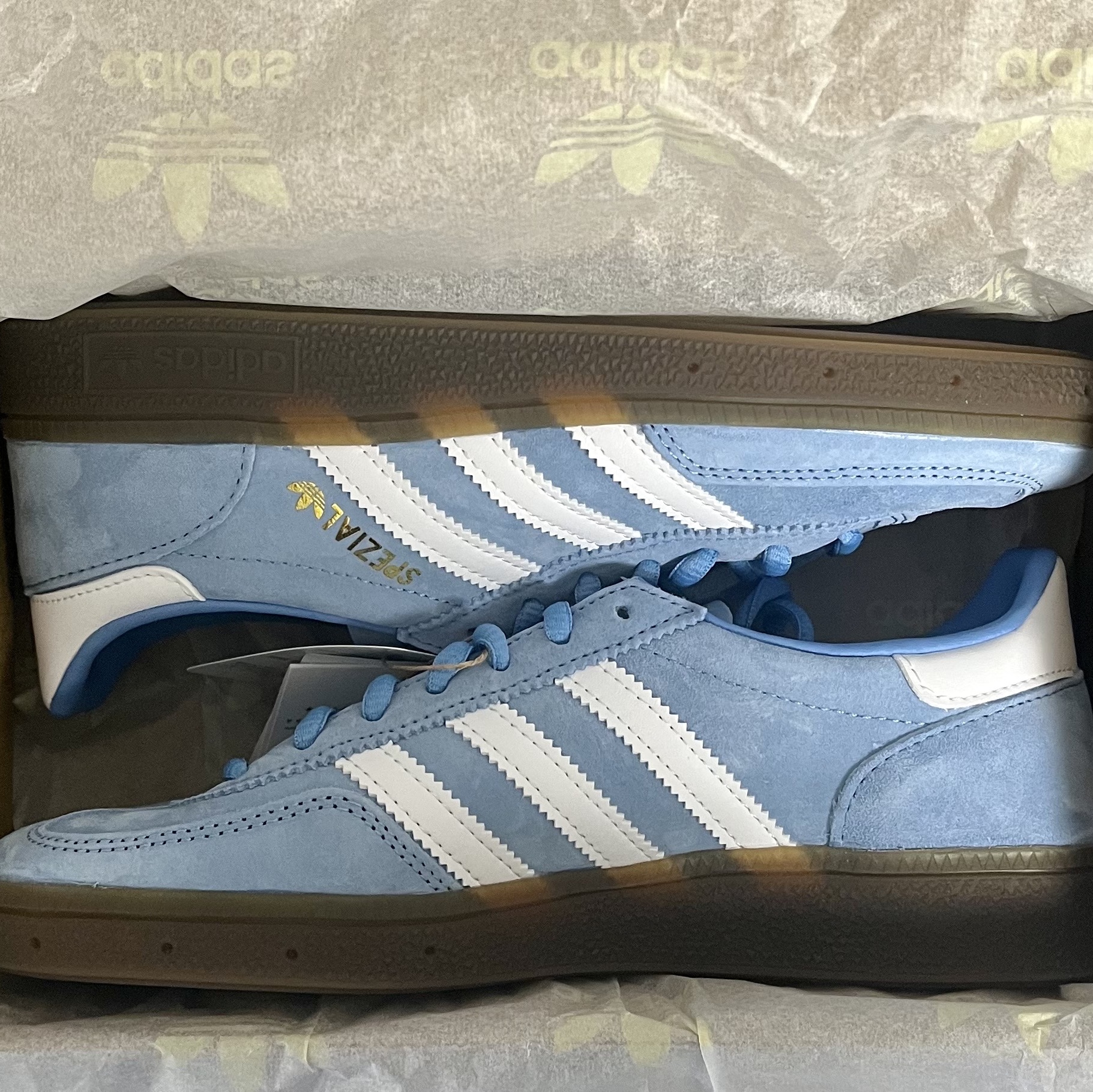 Adidas Spezial Handball Light Blue 착용 스타일